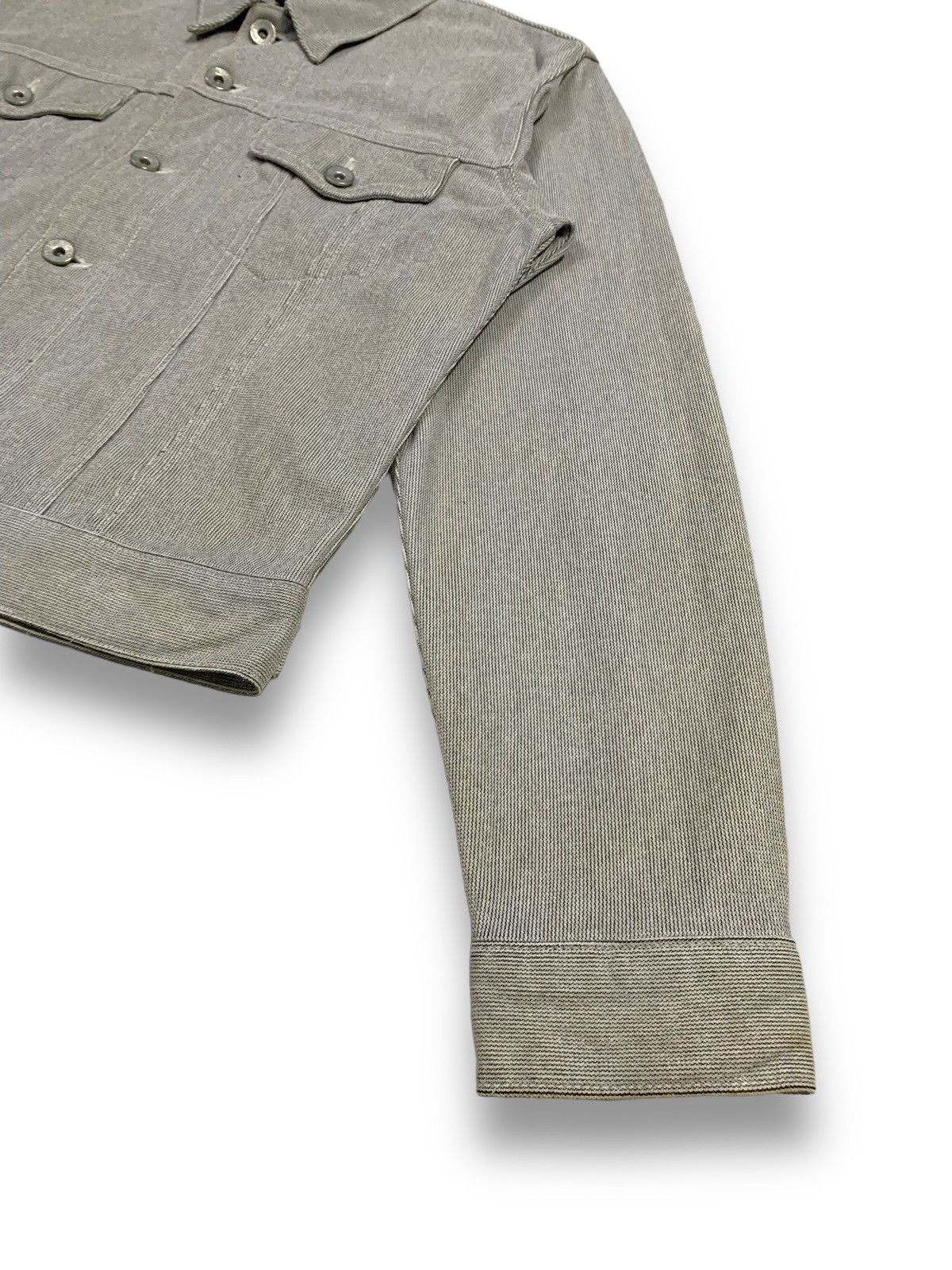 Japanese Brand Vintage Japanese Brand Bobson Cropped Denim Trucker Jacket Size US S / EU 44-46 / 1 - 11 Thumbnail