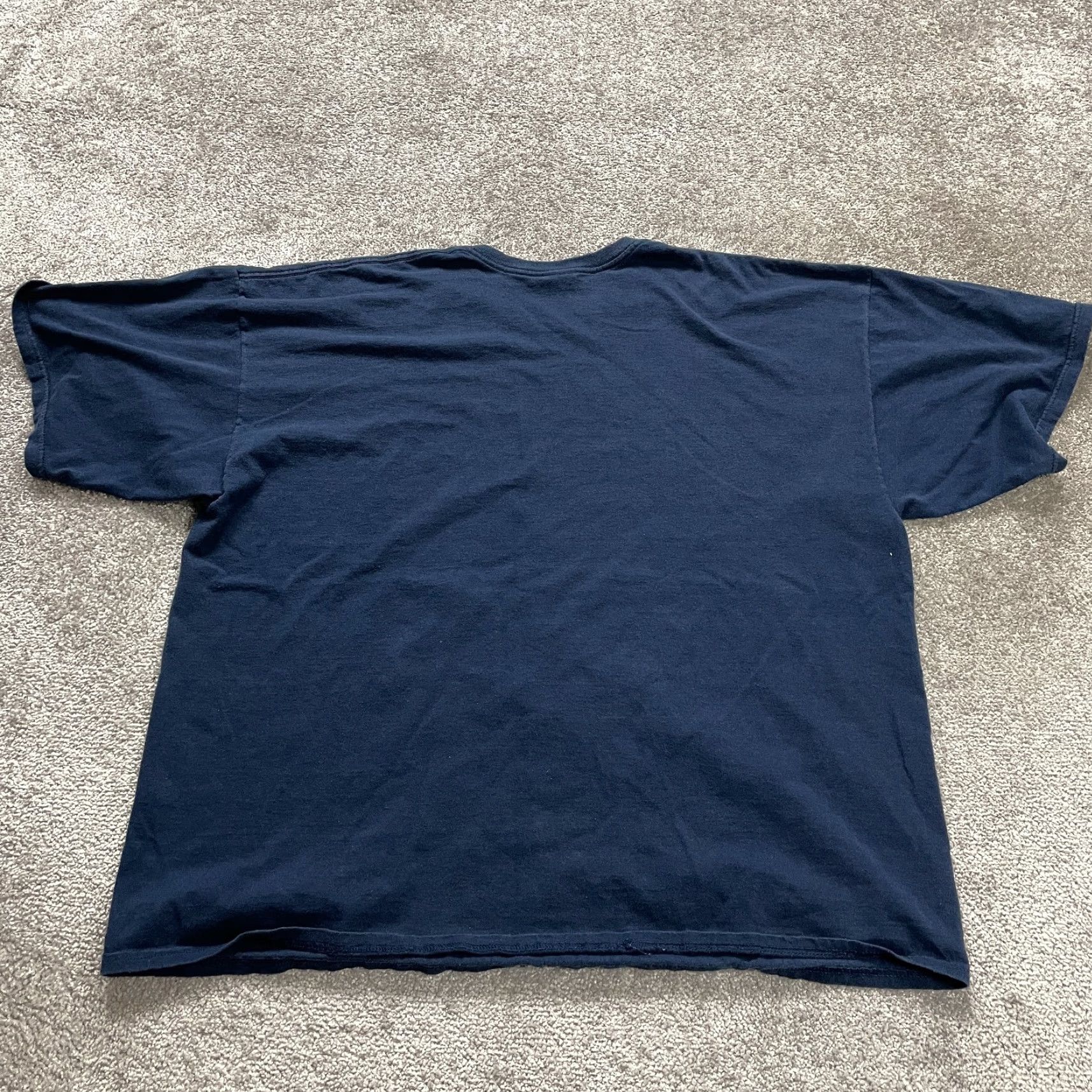 Gildan VINTAGE Gildan Men's T-Shirt 3XL Cotton Short Sleeve Blue Casual Classic Outdoor Size US XXL / EU 58 / 5 - 2 Thumbnail