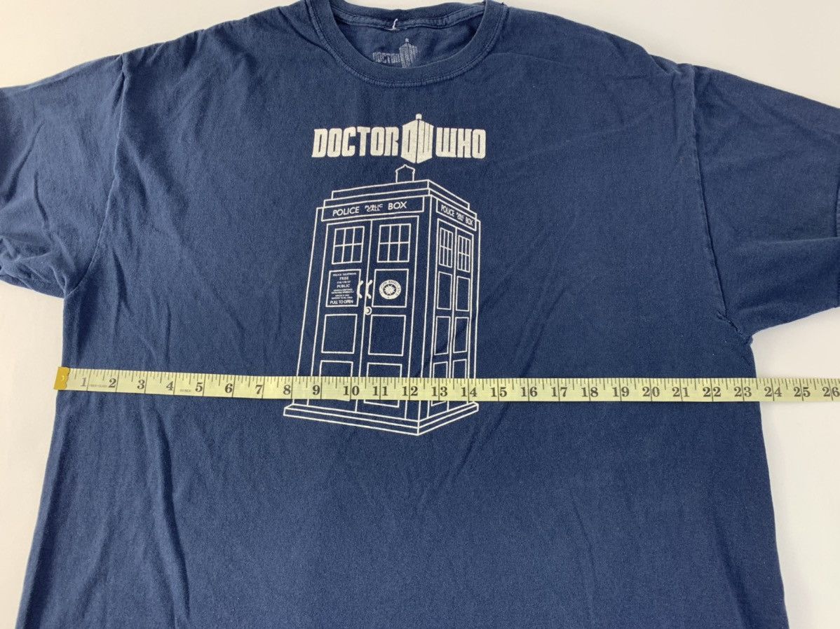 Vintage 90s Doctor Who Sci Fiction Movie Crewneck Printed Tee Size US XL / EU 56 / 4 - 6 Thumbnail