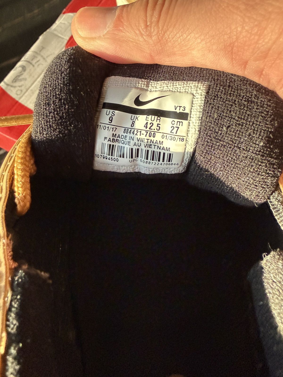 Nike Nike Air Max 97 OG Gold Size US 9 / EU 42 - 7 Thumbnail