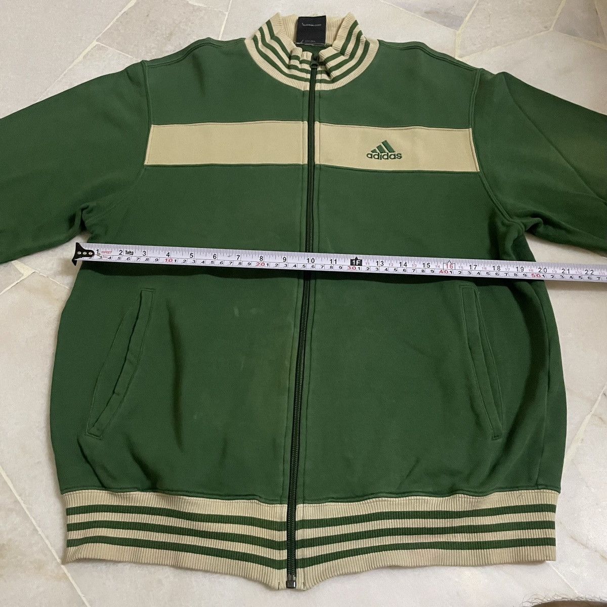Adidas Vintage classic Adidas Jacket Zipper with collar Size US L / EU 52-54 / 3 - 9 Thumbnail
