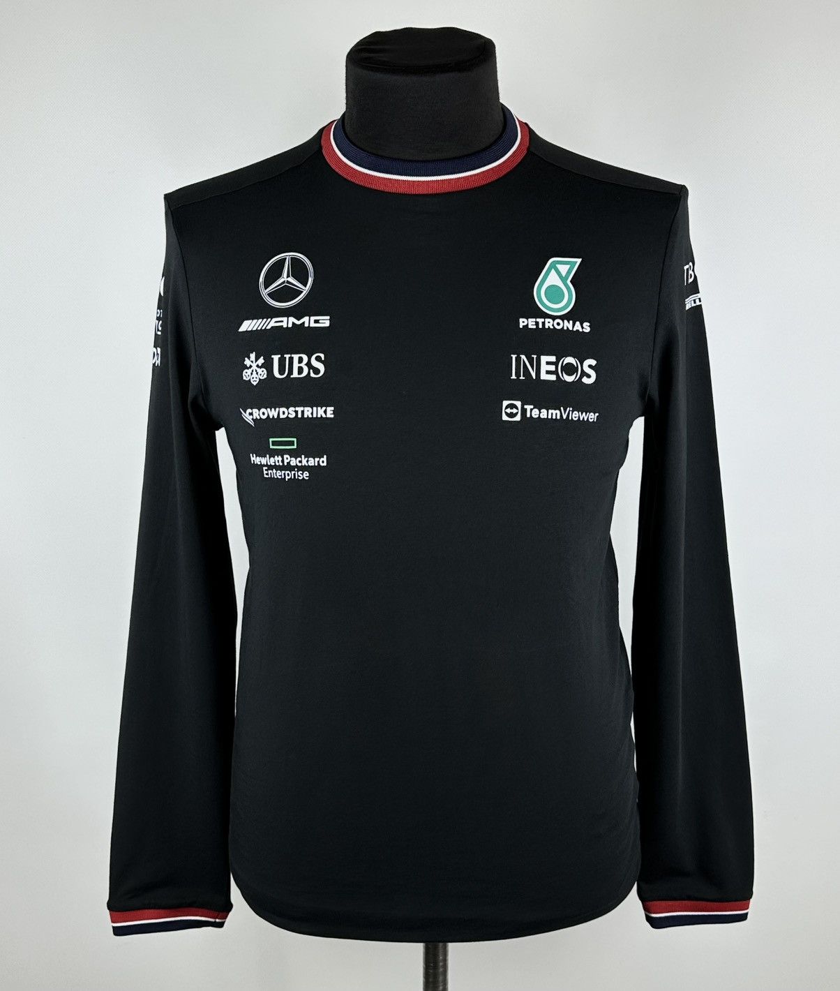 Mercedes-Benz Mercedes AMG Petronas Official F1 Team Shirt Long Sleeve M Size US M / EU 48-50 / 2 - 1 Thumbnail