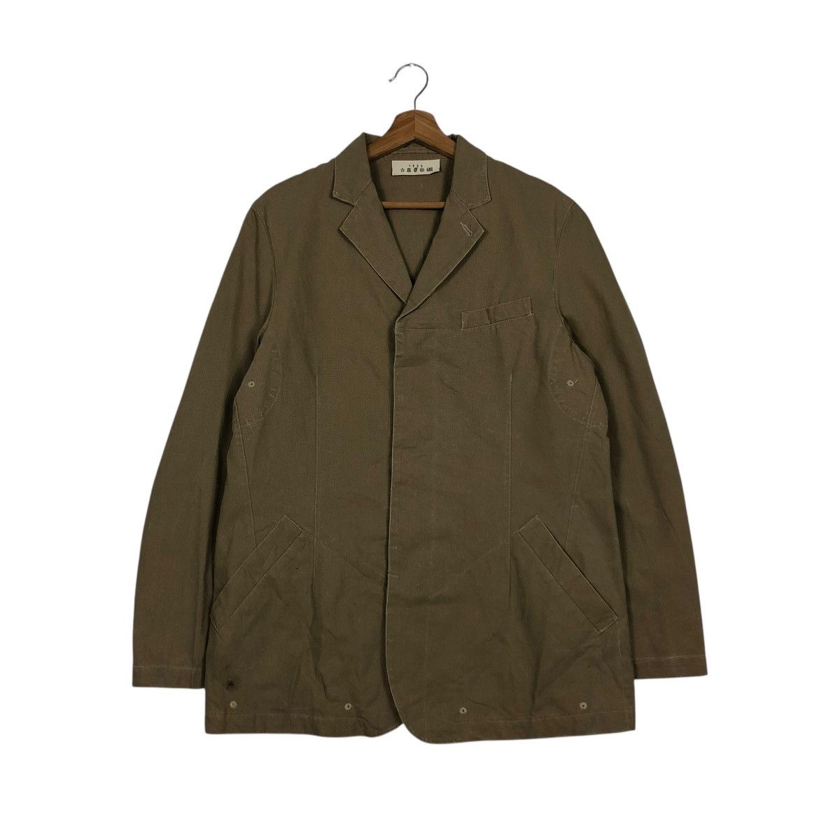 Japanese Brand 🔥VINTAGE DUCK CANVAS CHORE JACKET TESS ISSEY MIYAKE Size US M / EU 48-50 / 2 - 3 Thumbnail