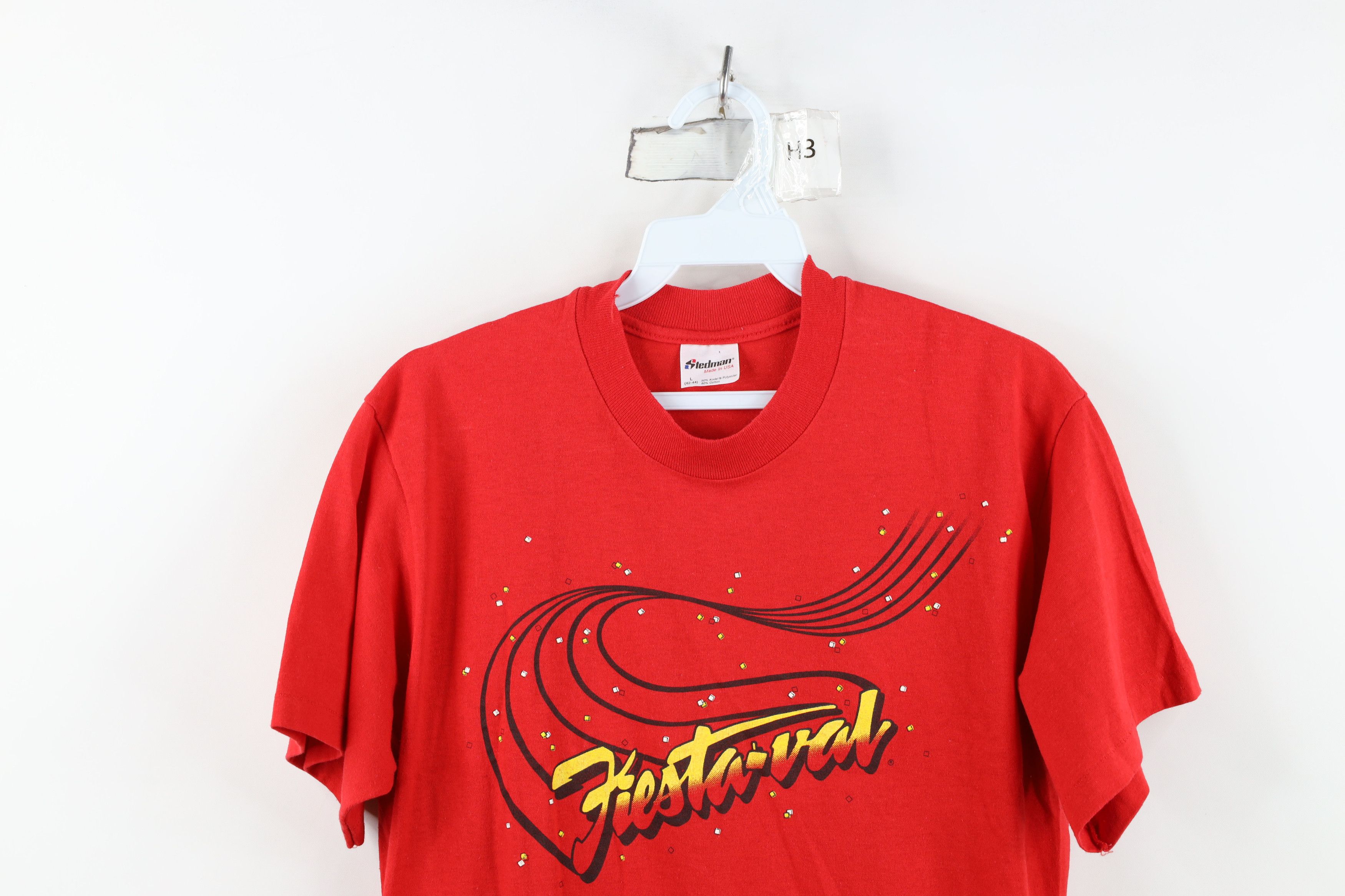Vintage Vintage 70s 80s Streetwear Val Short Sleeve T-Shirt USA Size L / US 10 / IT 46 - 2 Thumbnail