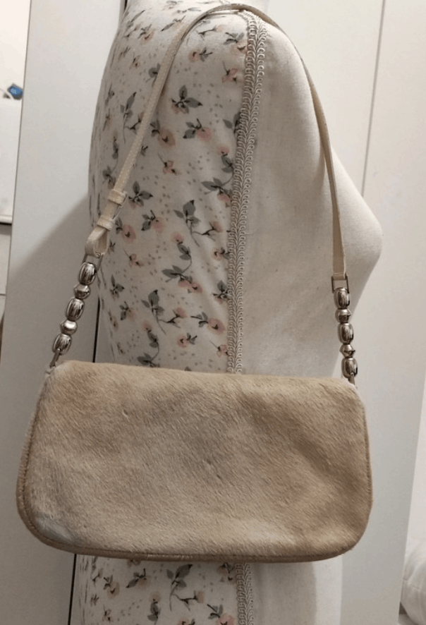 Dior × Leather Dior Bag Malice Saddle Shoulder Hodo Fur Era Galliano EX0031 Size ONE SIZE - 14 Thumbnail