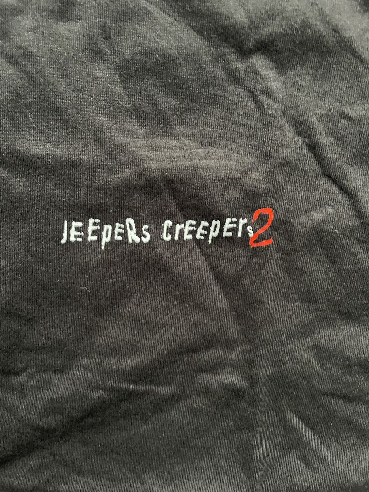 Hanes Vtg 2003 jeepeers creepers 2 promo tee Size US L / EU 52-54 / 3 - 3 Thumbnail