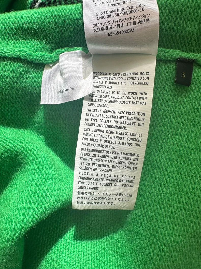 Gucci Gucci Green robot cat cartoon pattern sweater long-sleeved Size US S / EU 44-46 / 1 - 8 Thumbnail