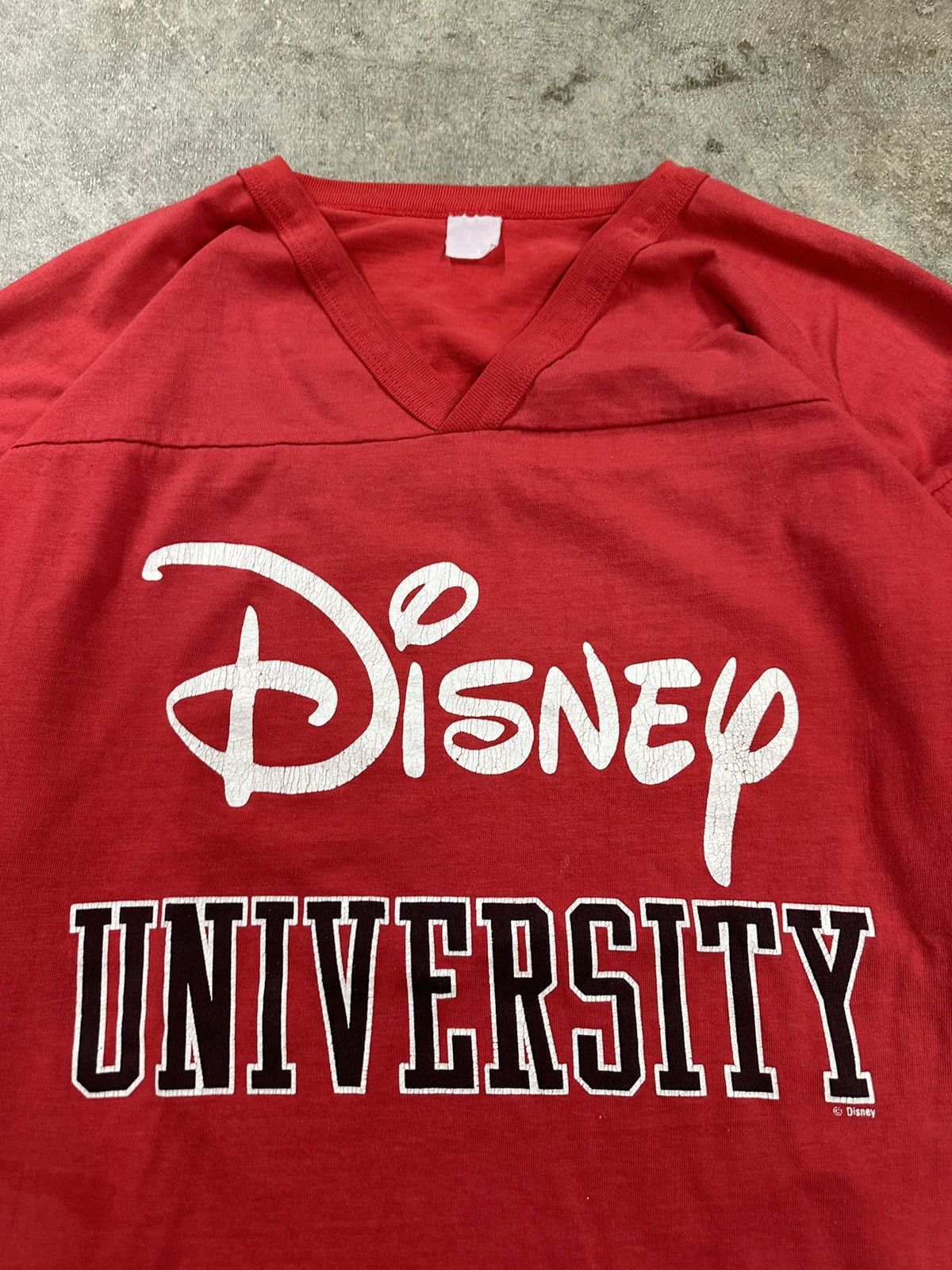 Disney Vintage 80s Disney University Jersey T-Shirt Size US XL / EU 56 / 4 - 4 Thumbnail