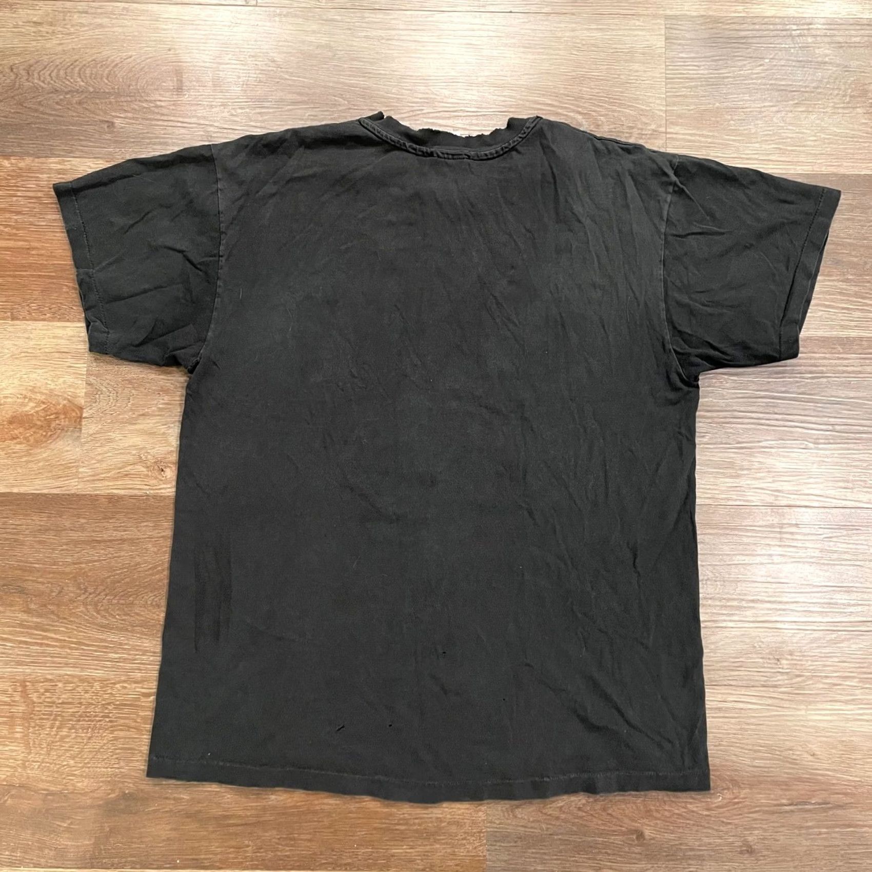 Hanes VINTAGE 1994 Jimi Hendrix Are You Experienced T-Shirt Hanes Winterland L Black Unisex Short Sleeve Graphic Tee 1990s Grunge Mens Womens Size US L / EU 52-54 / 3 - 3 Thumbnail