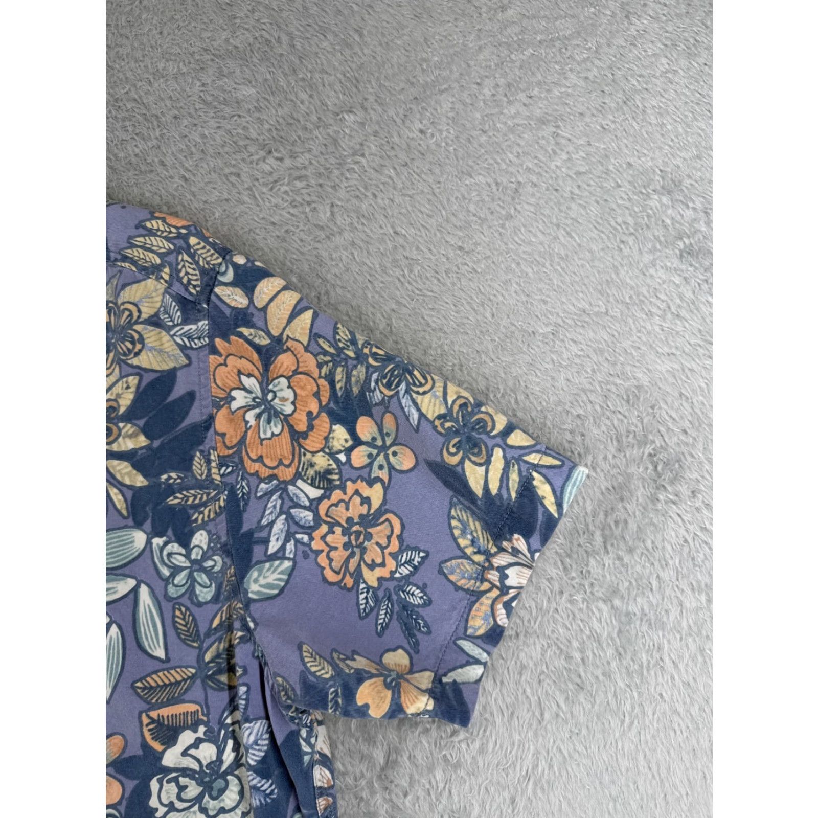 Tommy Bahama VINTAGE Tommy Bahama Shirt Men Large Purple Floral 100% Lyocell Hawaiian Button Pocket Shirt Size US L / EU 52-54 / 3 - 2 Thumbnail