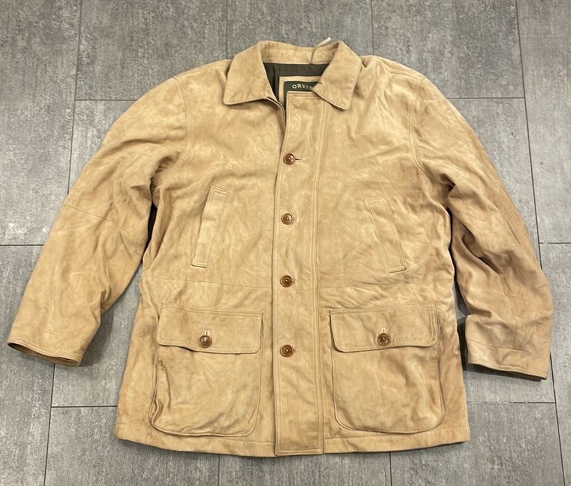 Orvis Orvis Suede Leather Jacket | Grailed