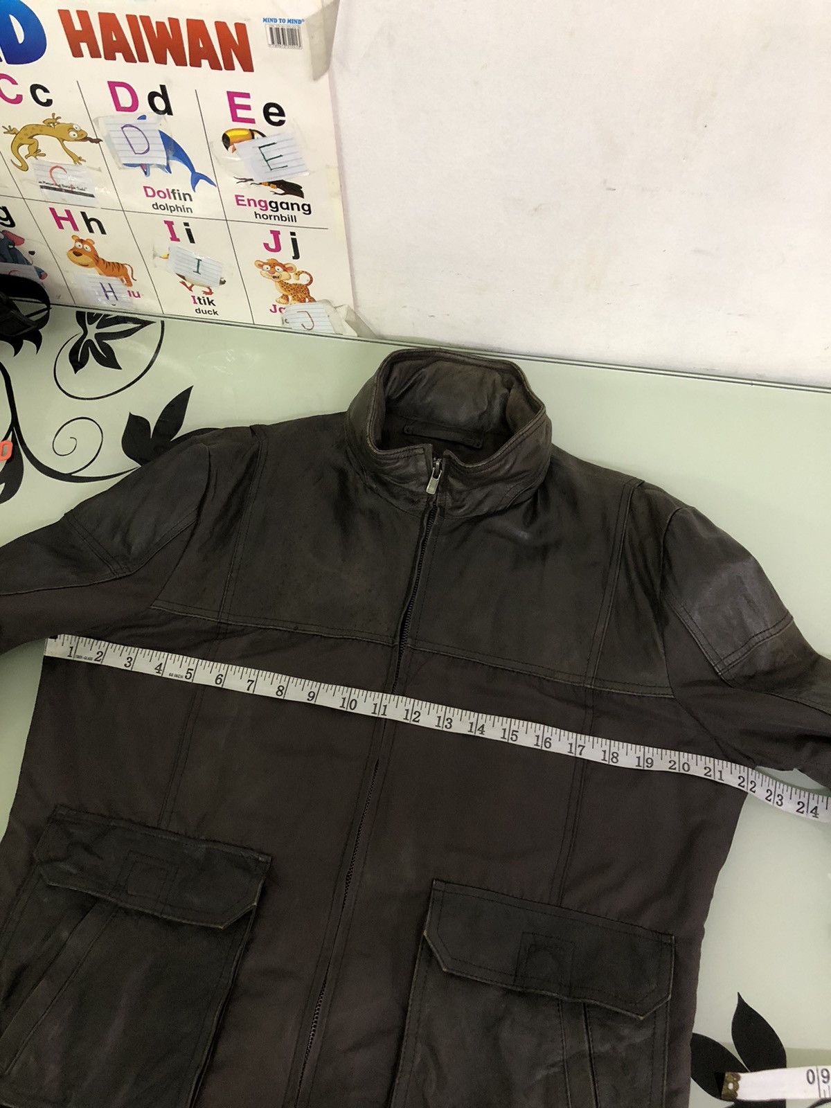 If Six Was Nine Carol Christian Poell Style ZIOSONGZIO Half Leather Jacket Size US M / EU 48-50 / 2 - 19 Thumbnail