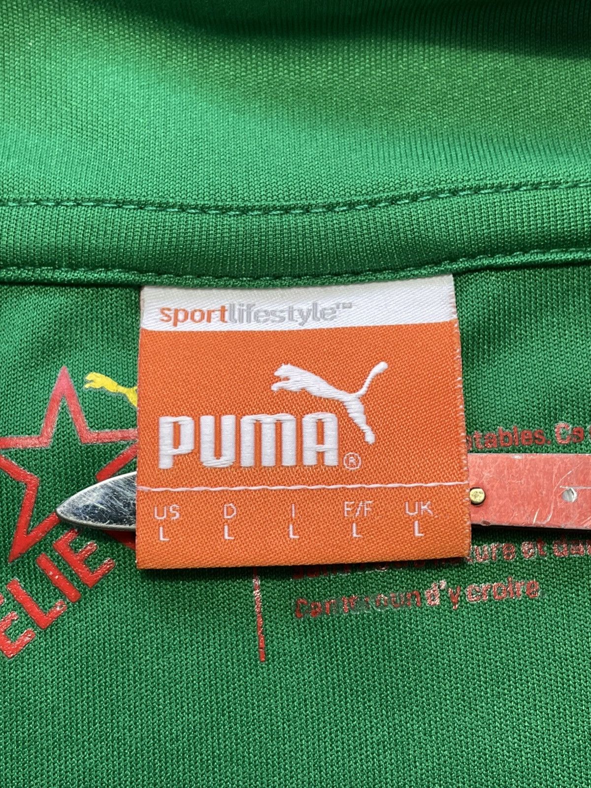 Puma Vintage Puma Cameroon Home Jersey 2014 2015 Football Shirt Size US L / EU 52-54 / 3 - 9 Thumbnail