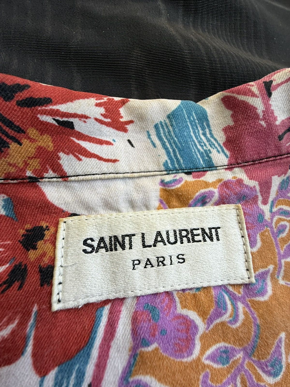 Saint Laurent Paris SS21 Saint Laurent Beckham Hawaiian shirt sample grail palm Size US S / EU 44-46 / 1 - 20 Thumbnail