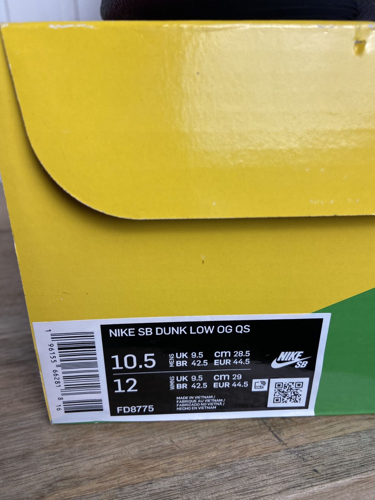 Nike New Nike SB Dunk Low "Huf New York City" authentic 10,5US Size US 10.5 / EU 43-44 - 5 Thumbnail