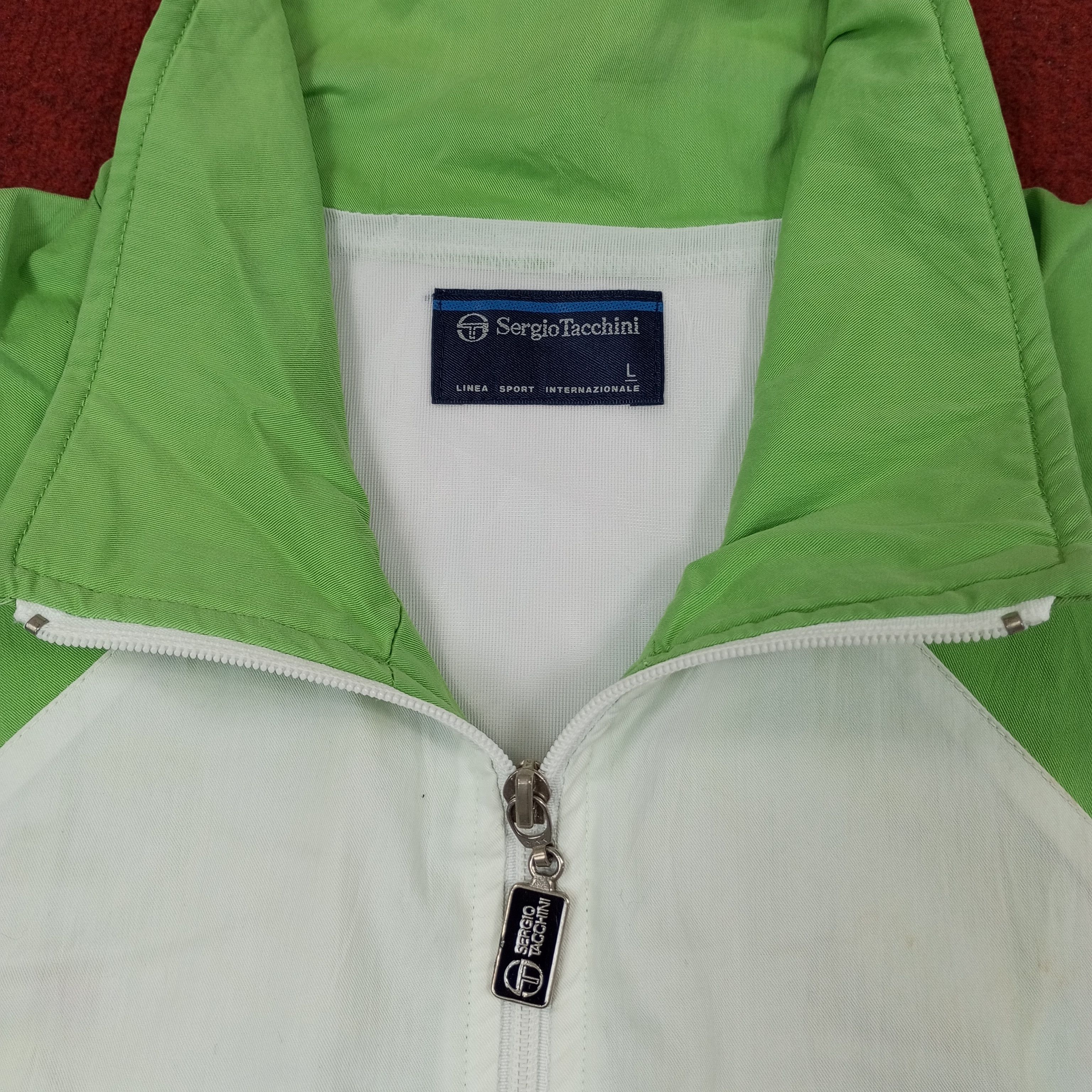 Sergio Tacchini Sergio Tacchini Windbreaker Jacket c218n22 Size US L / EU 52-54 / 3 - 5 Thumbnail