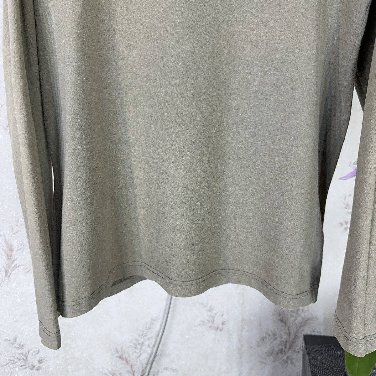 Diesel Vintage Diesel Longsleeve Archive Centre Khaki Avant Garde Size US L / EU 52-54 / 3 - 14 Thumbnail