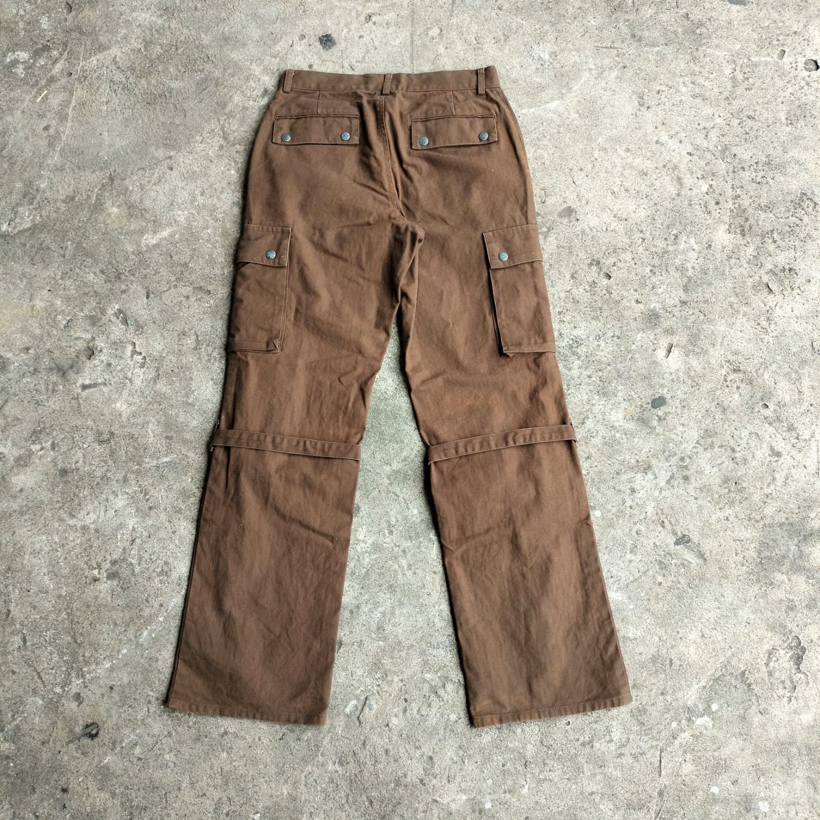 Japanese Brand × Schlussel × Tete Homme Schlussel Japanese bondage cargo harringbone pants Size US 30 / EU 46 - 2 Thumbnail