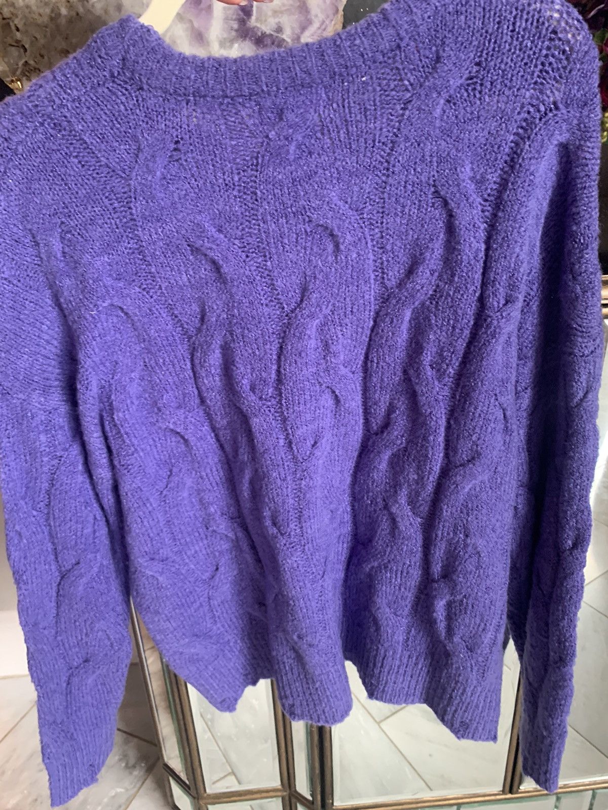 ELAN Elan Purple sweater size small Size S / US 4 / IT 40 - 3 Thumbnail
