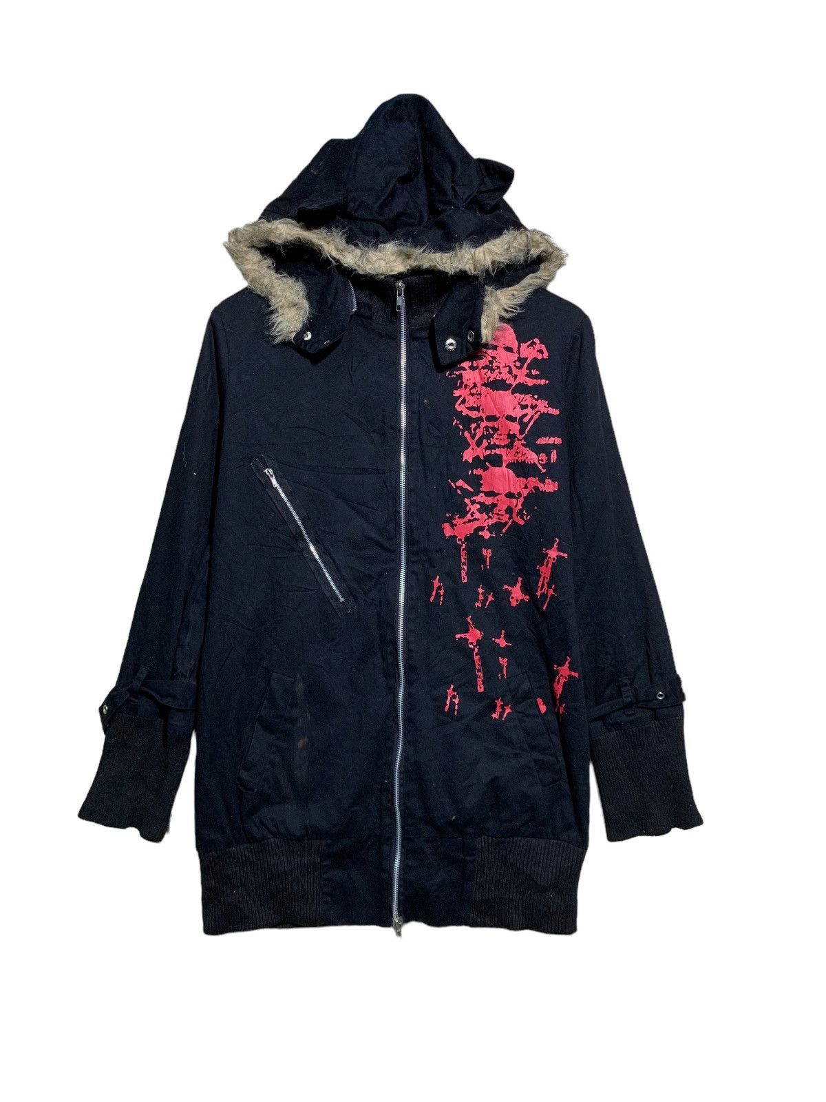 If Six Was Nine 🔥PUNK RAVE ZIPPER HOODIE JACKETS Size US M / EU 48-50 / 2 - 1 Thumbnail