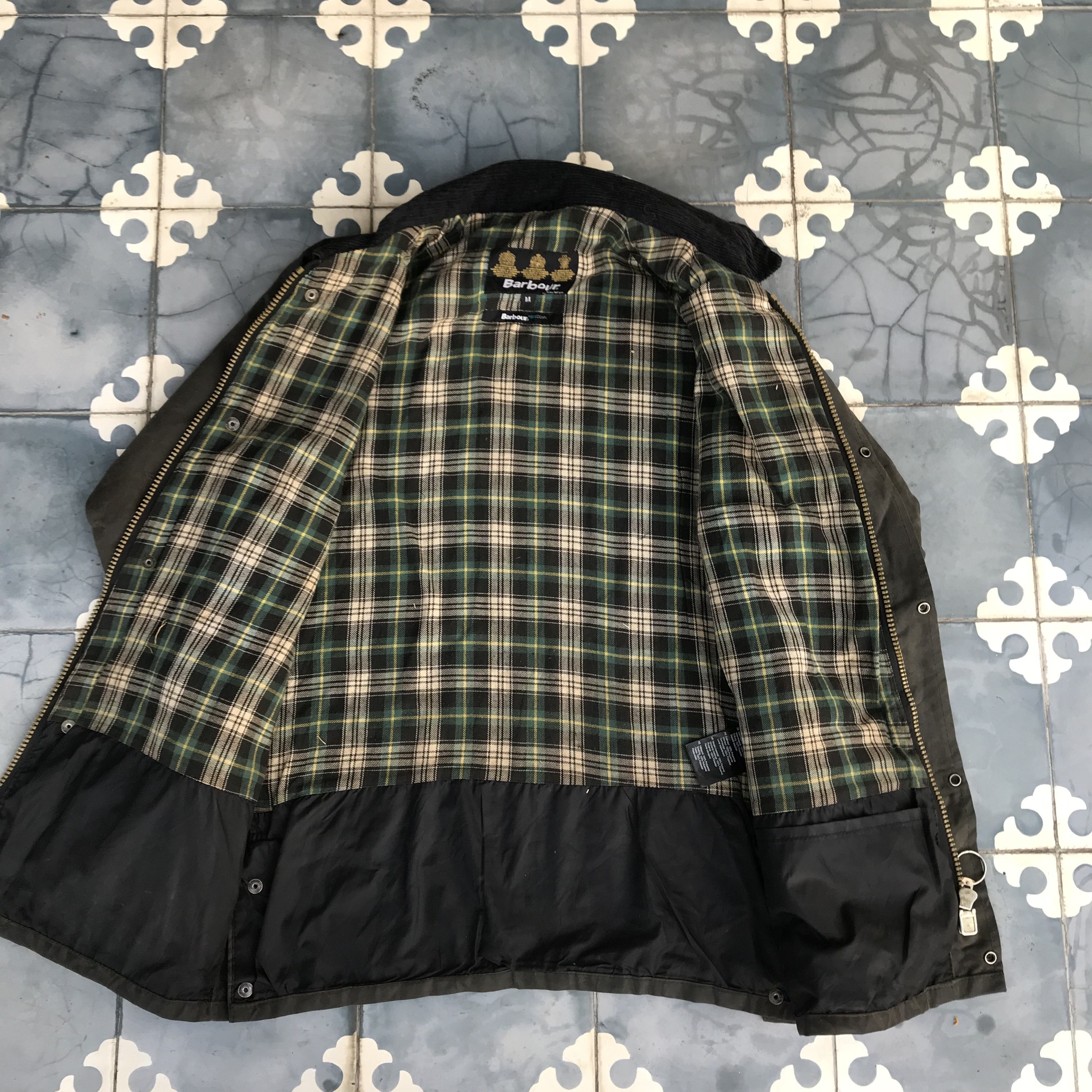 Barbour Barbour Fibredown Bretby Gillet Jacket MgI0024 Grey Waxed Size US L / EU 52-54 / 3 - 4 Thumbnail