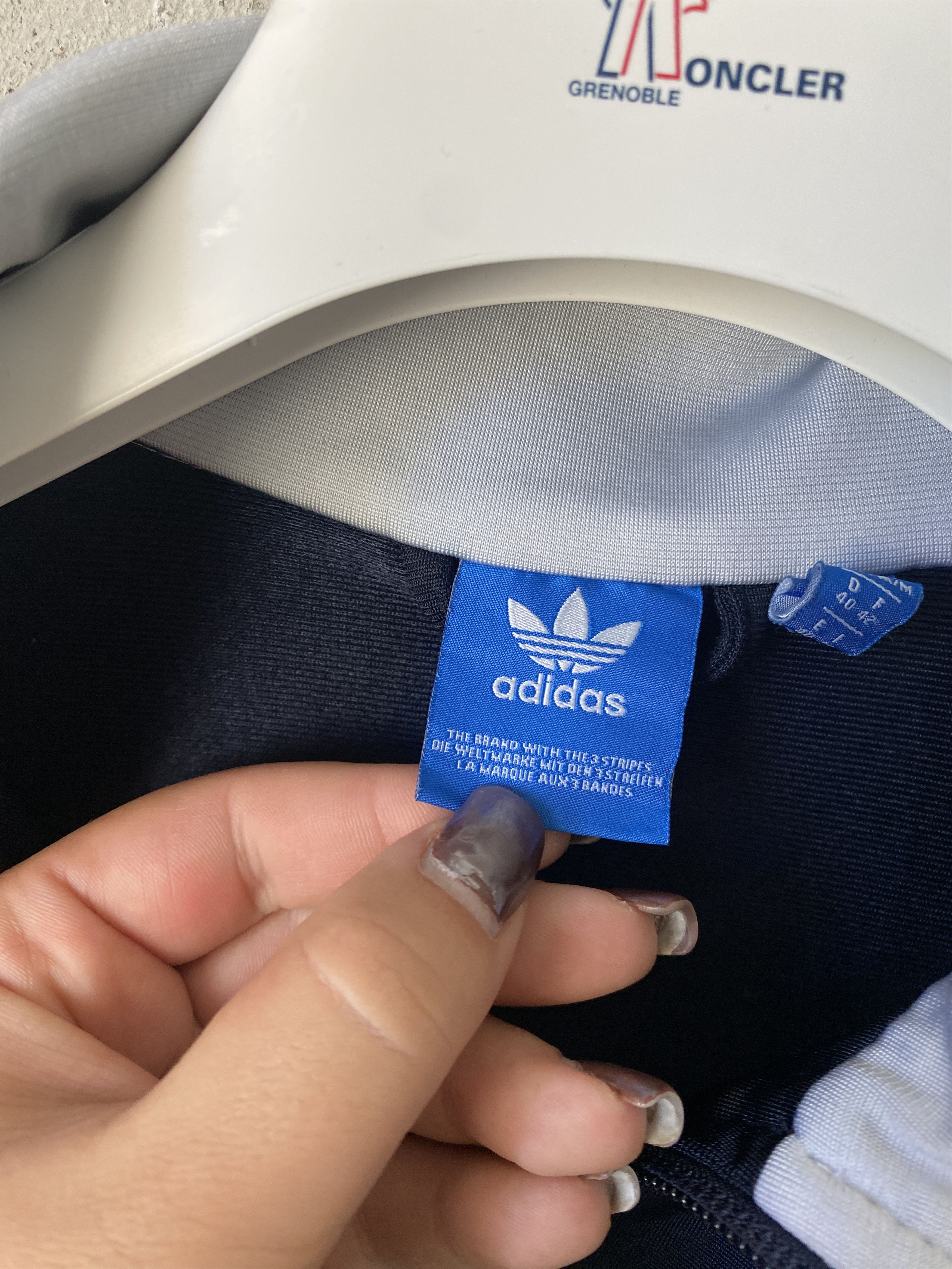 Adidas Adidas zip-up big logo sweatshirt Size US M / EU 48-50 / 2 - 4 Thumbnail