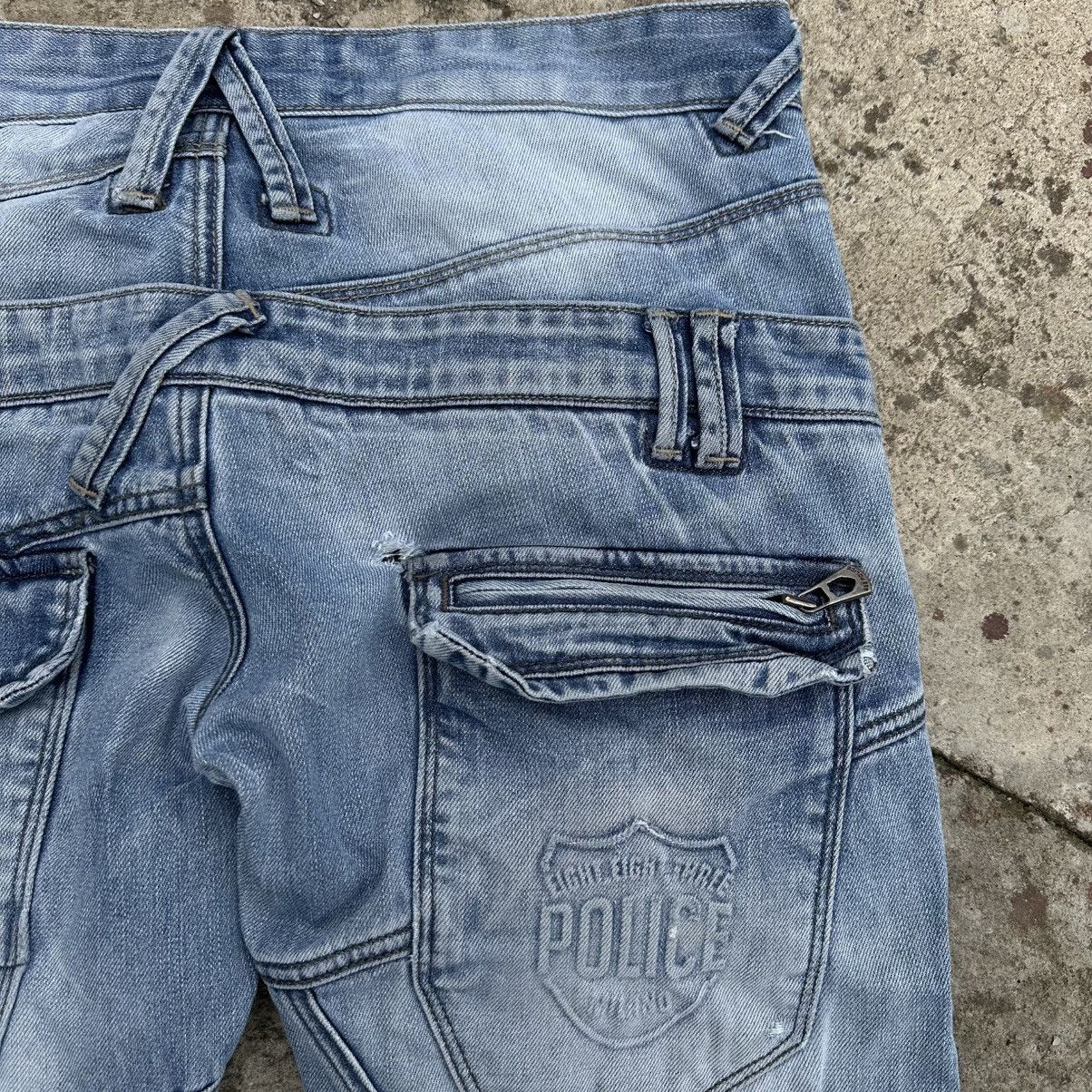 Issey Miyake × Japanese Brand × Y/Project Vintage Japanese Style 883 Police Jeans Crazy Fit Grunge 00s Size US 30 / EU 46 - 9 Thumbnail