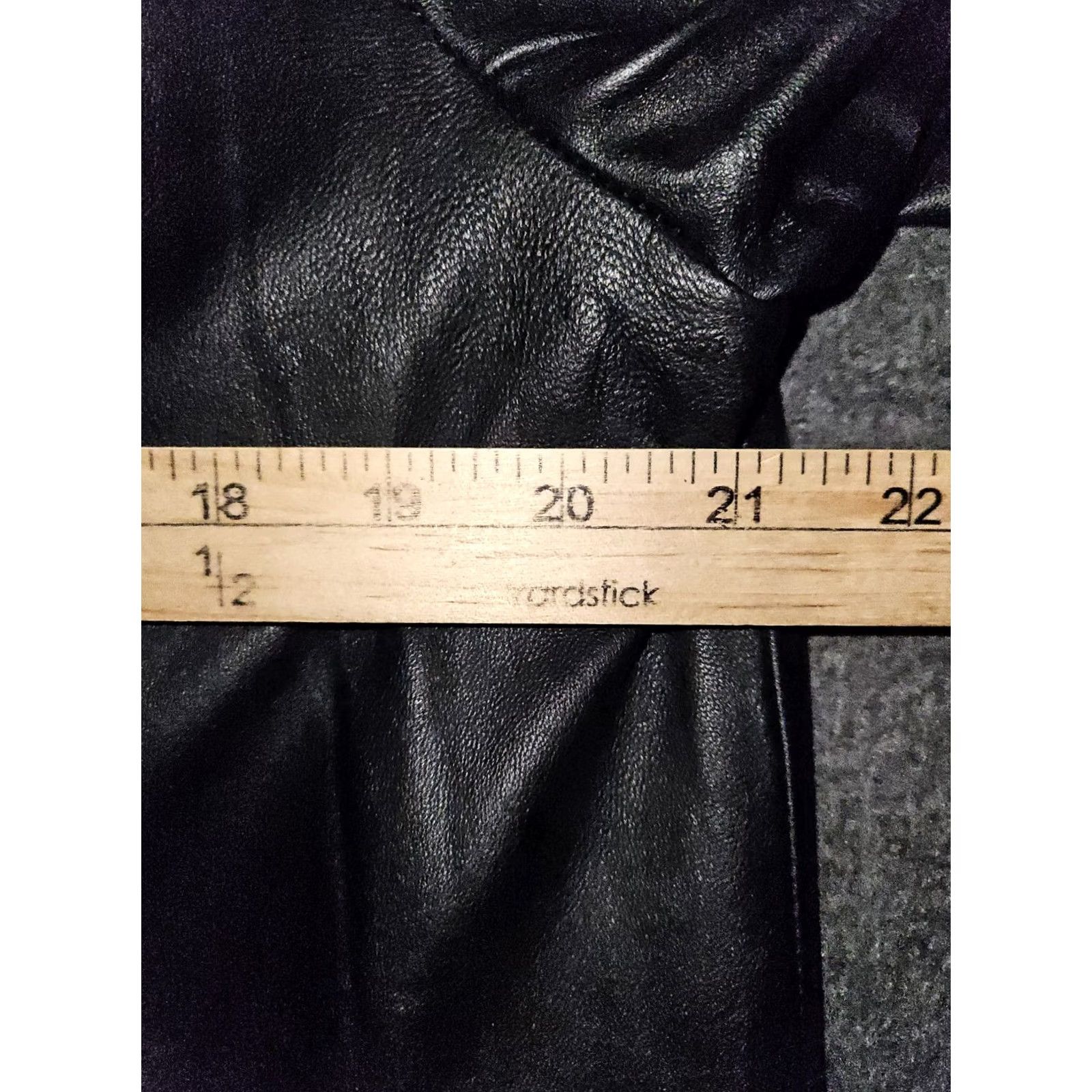 Vintage Centigrade Leather Jacket Women's M Black Shoulder Pads Pockets City Preppy Size M / US 6-8 / IT 42-44 - 3 Thumbnail