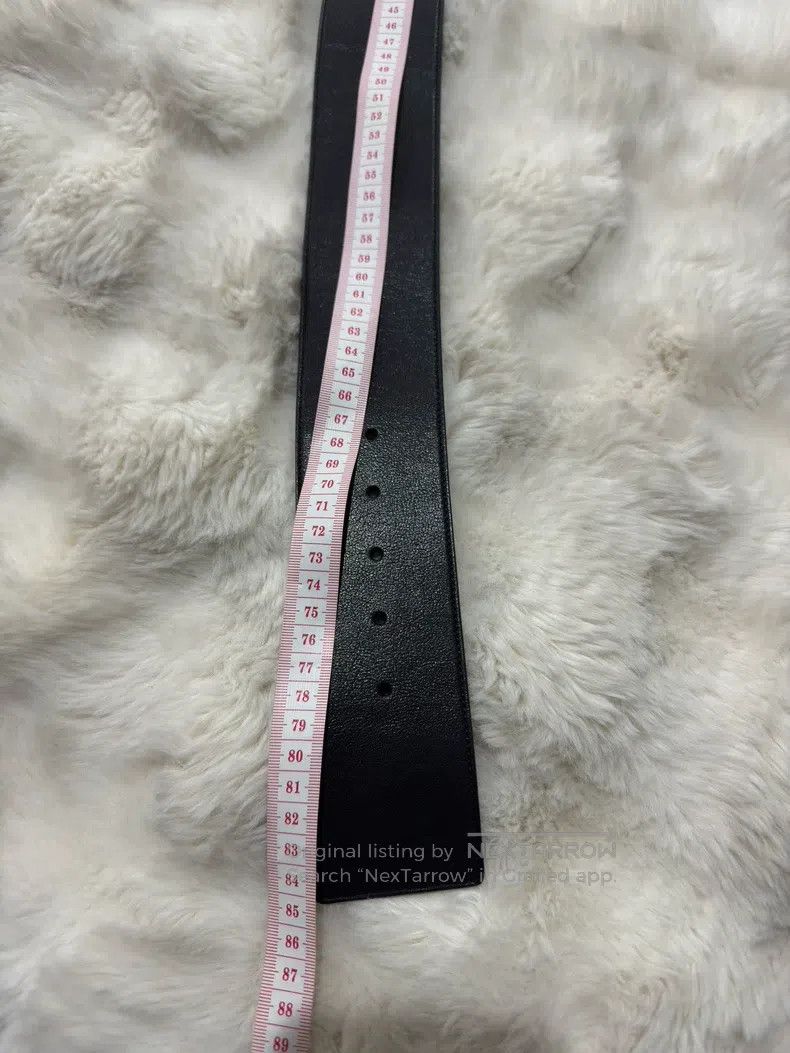 Saint Laurent Paris Saint Laurent Paris size 70 Black Gold Women's Leather Bel Size ONE SIZE - 8 Thumbnail