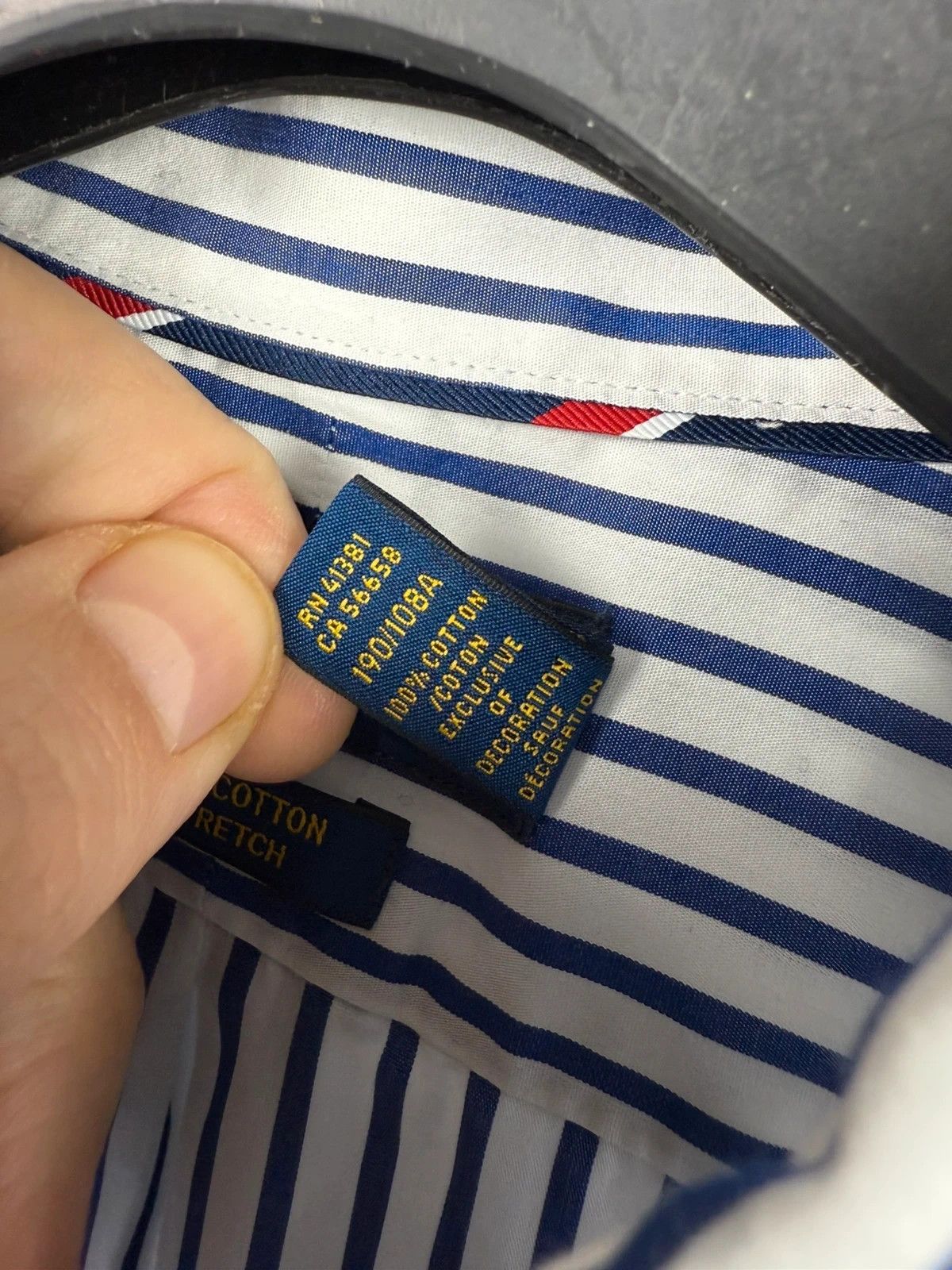 Ralph Lauren Ralph Lauren Cup Striped Shirt Cotton Men size XXL Size US XXL / EU 58 / 5 - 4 Thumbnail
