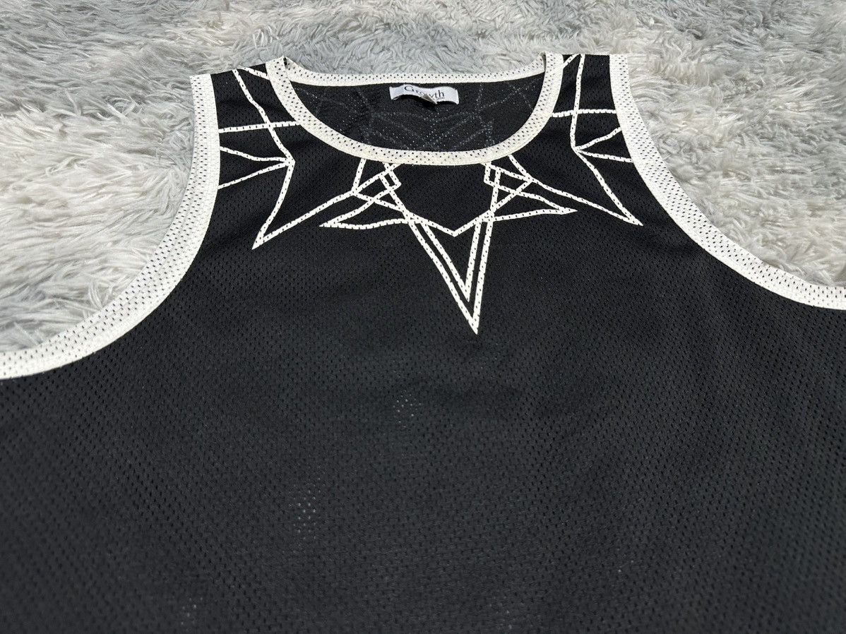 In The Attic 🔥Sick Y2K Growth In The Attic Tribal Mesh Jersey Goth Punk Size US M / EU 48-50 / 2 - 2 Thumbnail