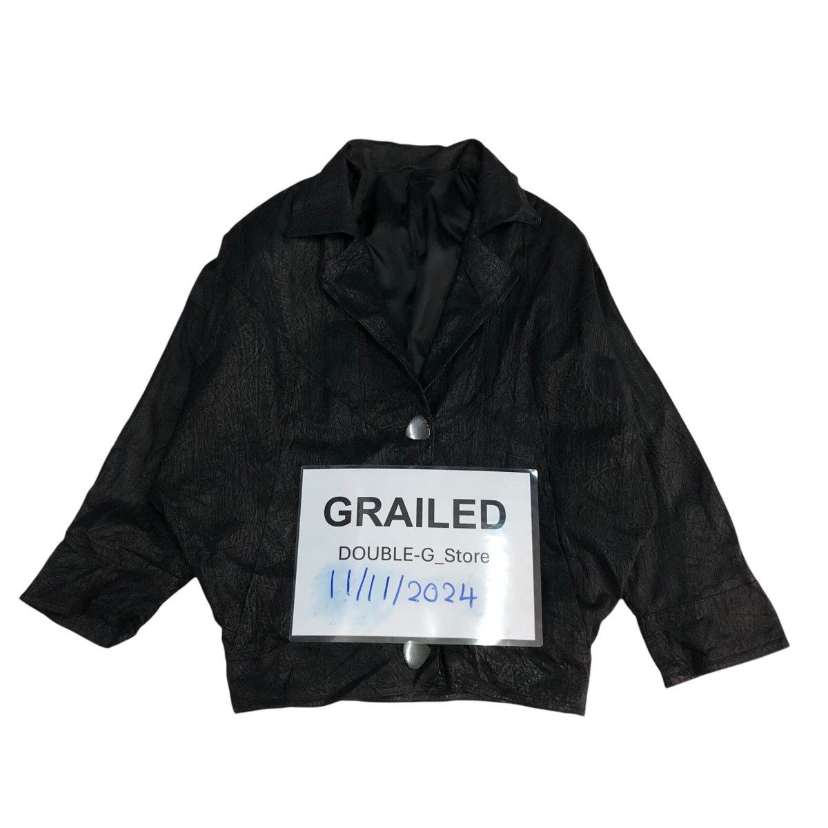 Japanese Brand 📌Vintage Bomber Leather Jacket Florence Italy Issey Miyake Size US M / EU 48-50 / 2 - 1 Thumbnail