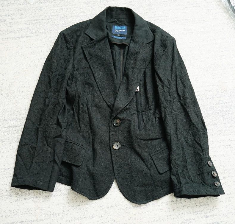 Yohji Yamamoto Textured Blazer Jacket