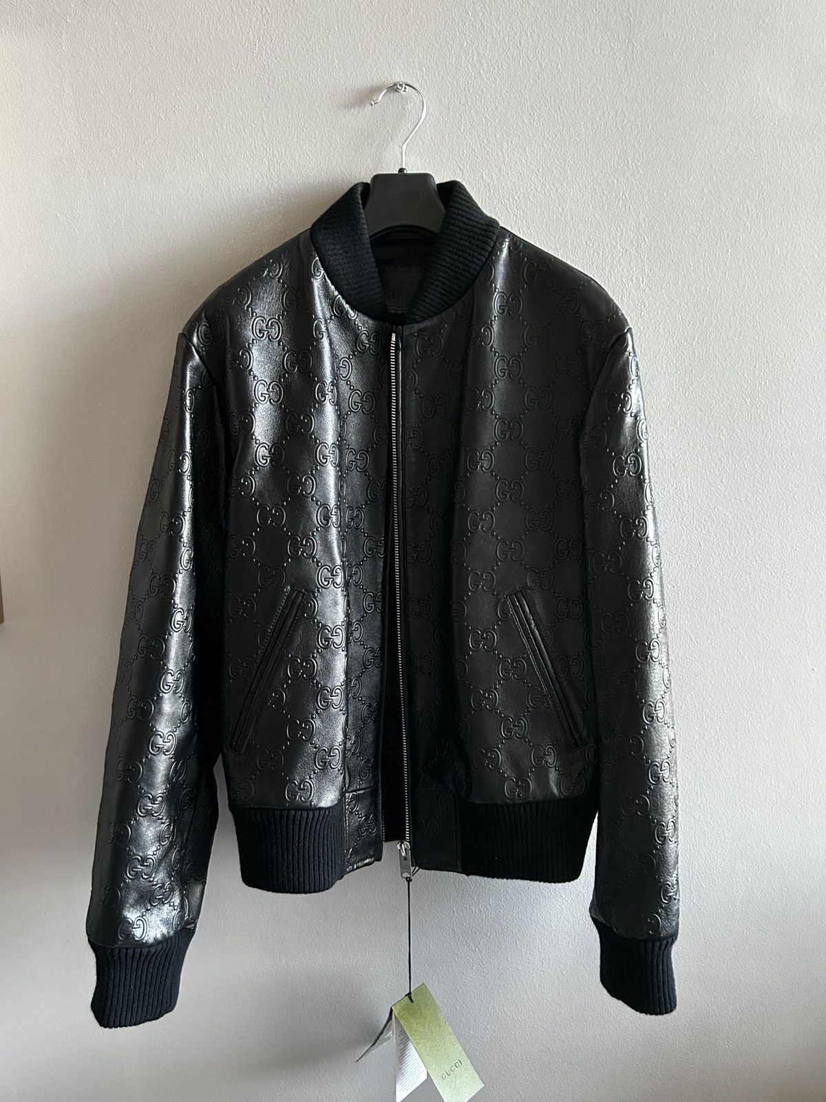 Gucci Gucci embossed leather jacket Size US S / EU 44-46 / 1 - 1 Thumbnail