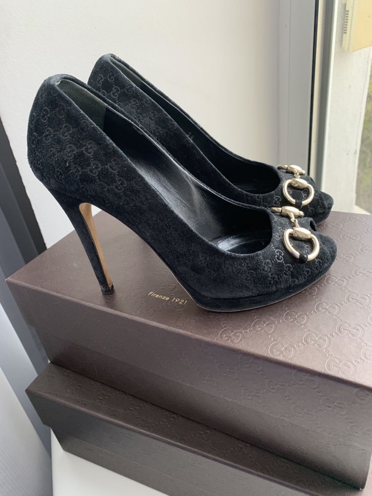 Gucci Gucci GG Logo Monogram Heels Size US 6 / IT 36 - 1 Thumbnail