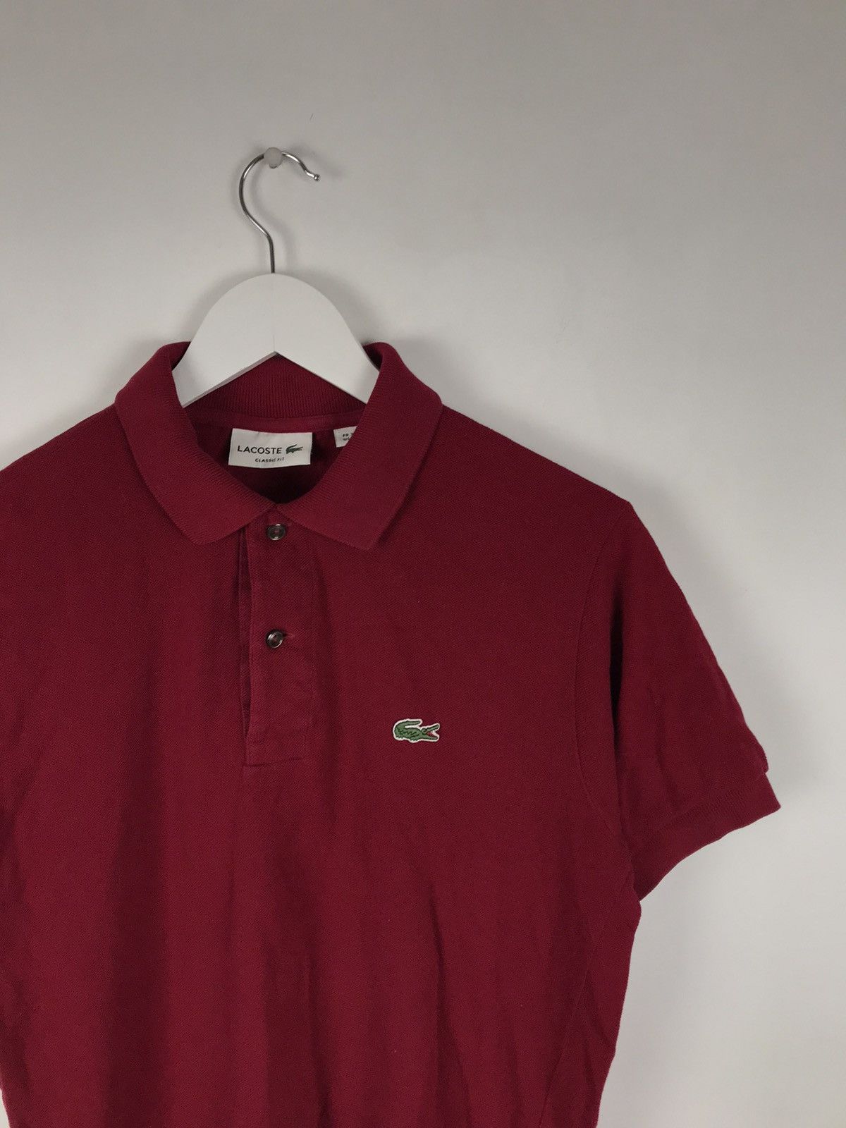 Lacoste Men’s S/3/46,Lacoste Classic Burgundy Casual Polo,Poloshirt Size US S / EU 44-46 / 1 - 3 Thumbnail