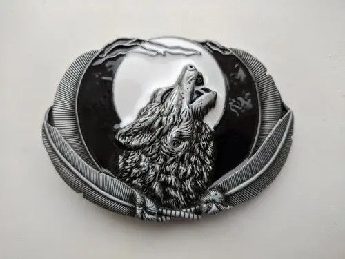 Leather Isshiki x Fujii Wolf Head Belt Buckle Size ONE SIZE - 1 Thumbnail