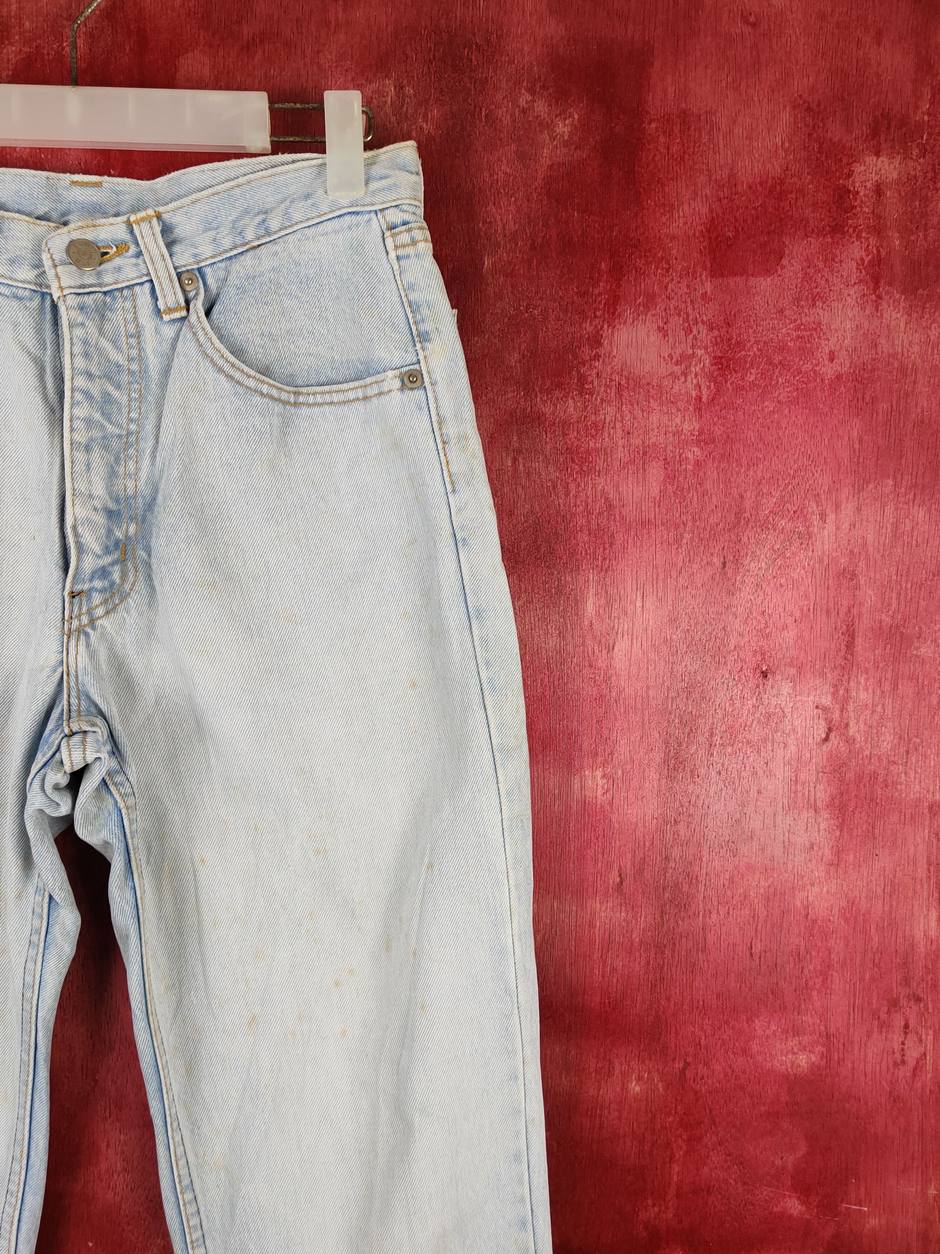 Edwin Edwin vintage Blue Faded Distressed Ripped Jeans #S1809 Size US 29 - 5 Thumbnail