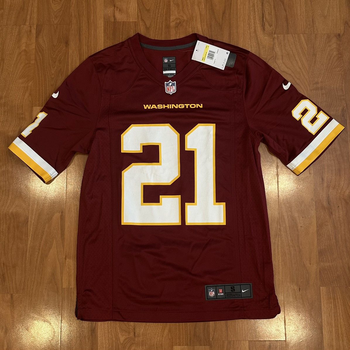 image of Nfl x Nike Sean Taylor Washington Redskins Jersey Size S in Burgundy, Men's