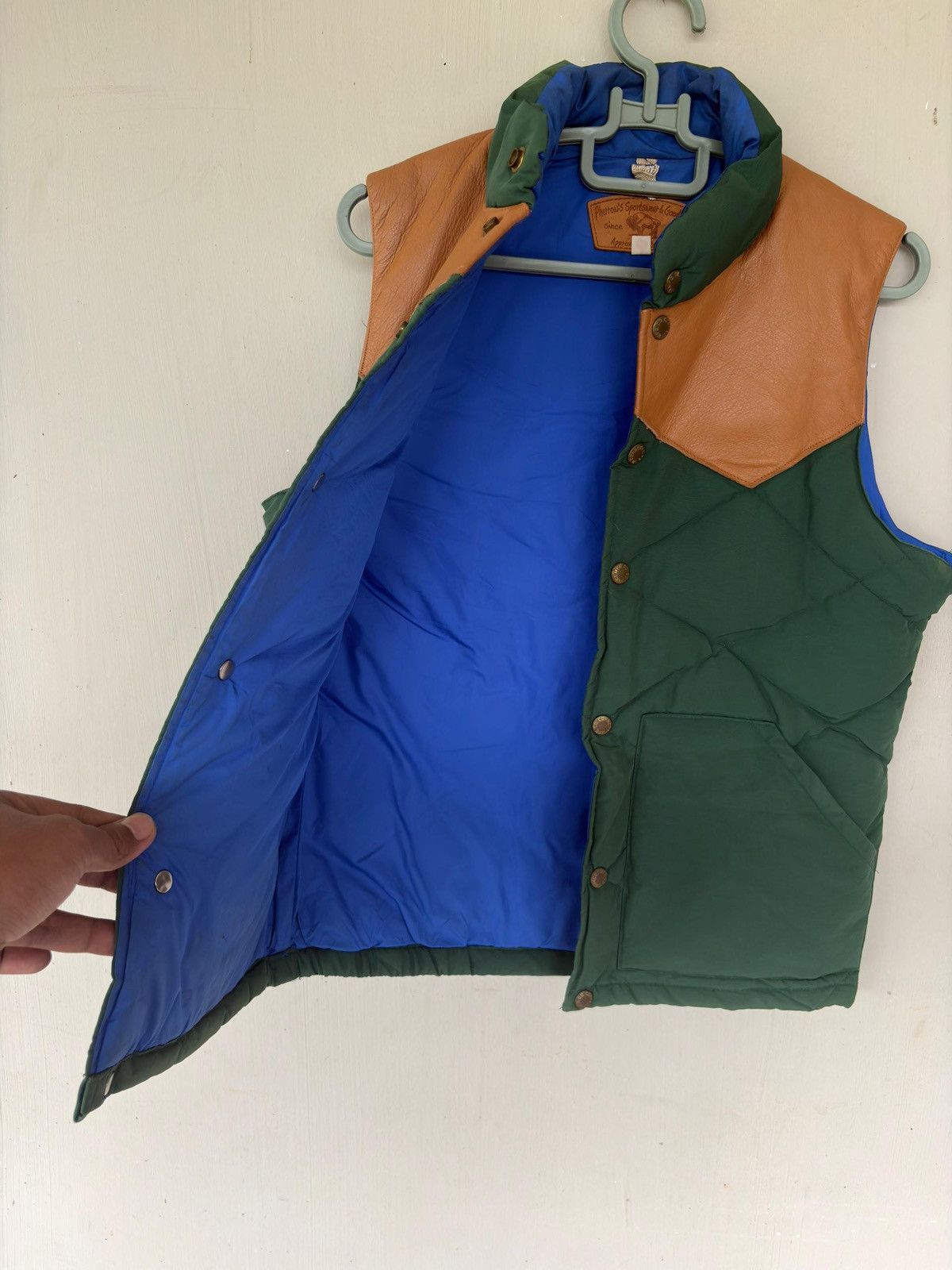 Pherrow's Vtg Pherrow’s Quilted Puffer Vest Leather Trimmed Design Size US S / EU 44-46 / 1 - 2 Thumbnail