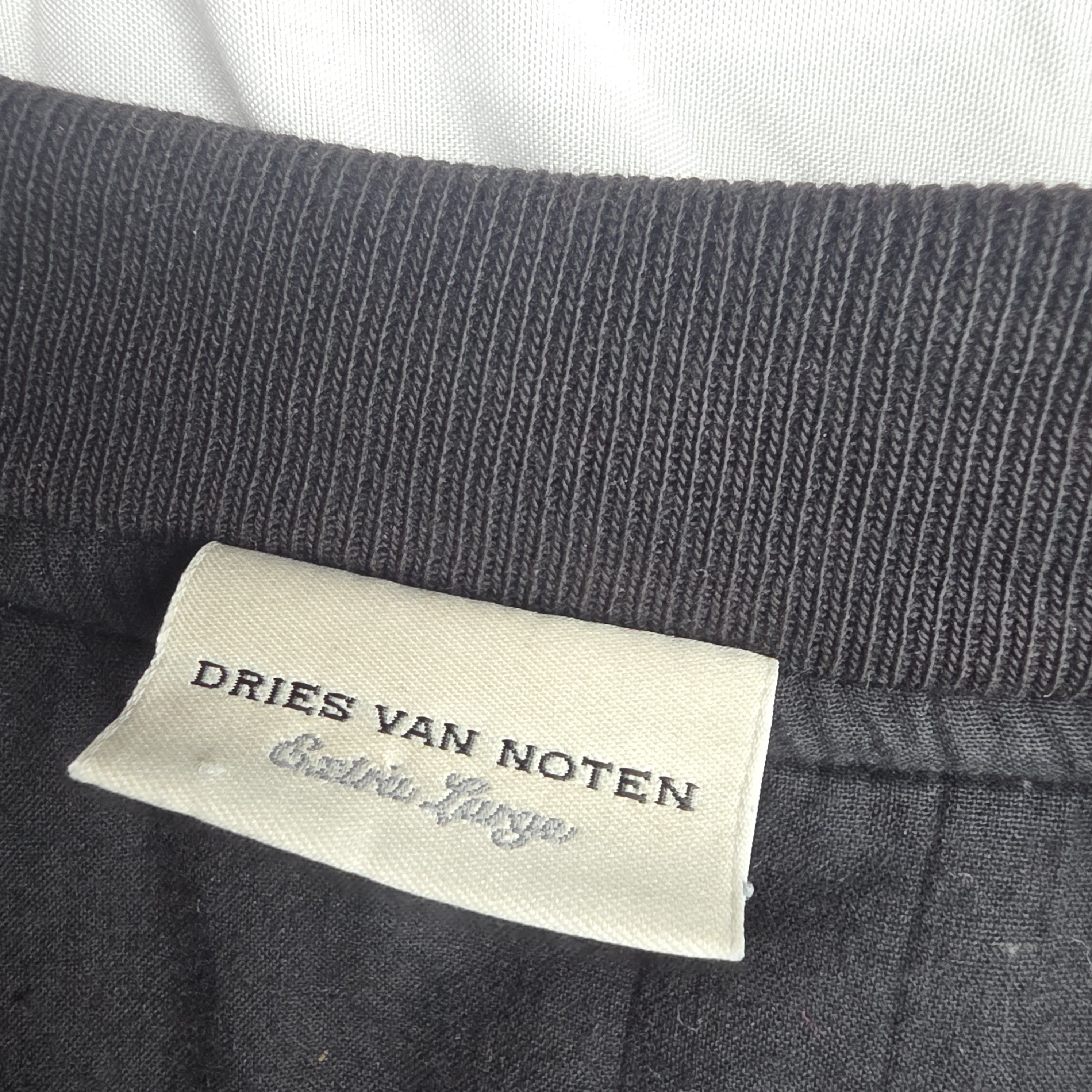 Dries Van Noten Dries Van Noten Fox Brothers Navy and Red Bomber Jacket Size US XL / EU 56 / 4 - 2 Thumbnail