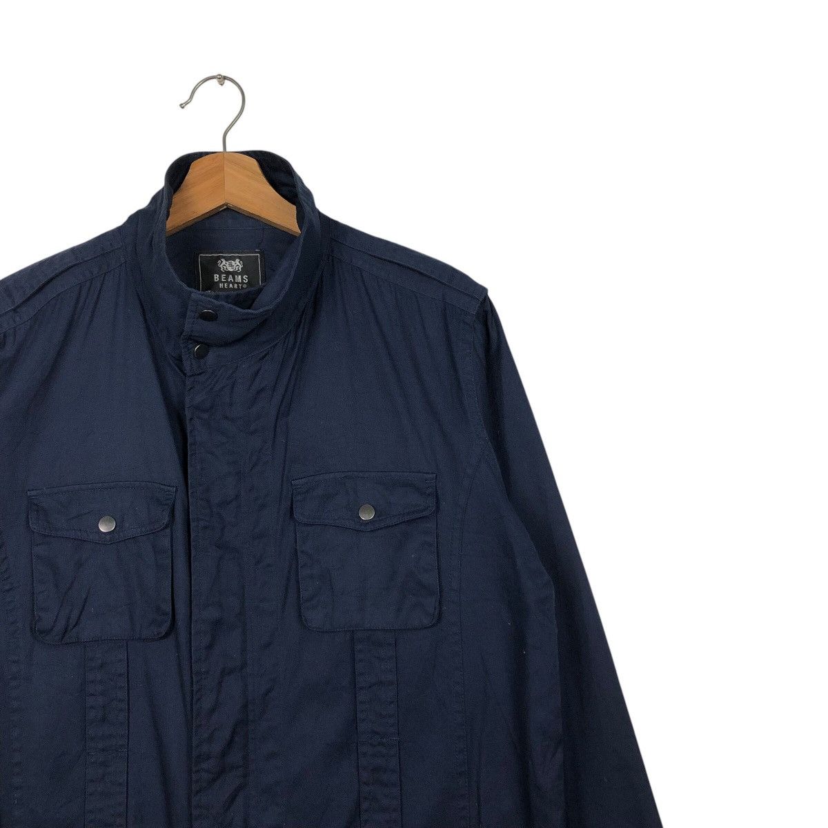 Beams Plus 📌Vintage Chore Button Jacket Beams Heart Issey Miyake Size US L / EU 52-54 / 3 - 7 Thumbnail