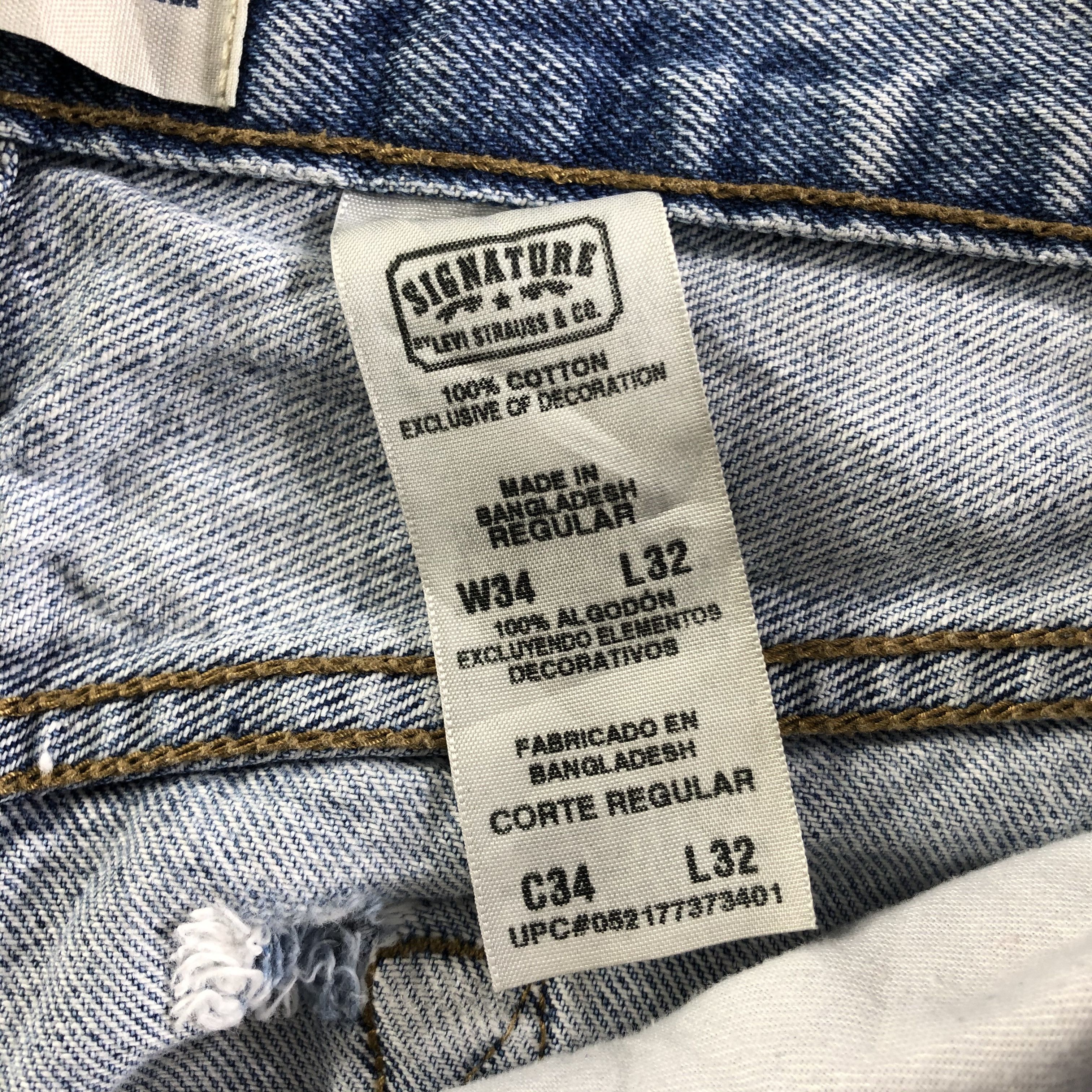 Levi's × Signatures × Vintage Vintage Levis Signature Jeans-JM3414 Size US 34 / EU 50 - 12 Thumbnail