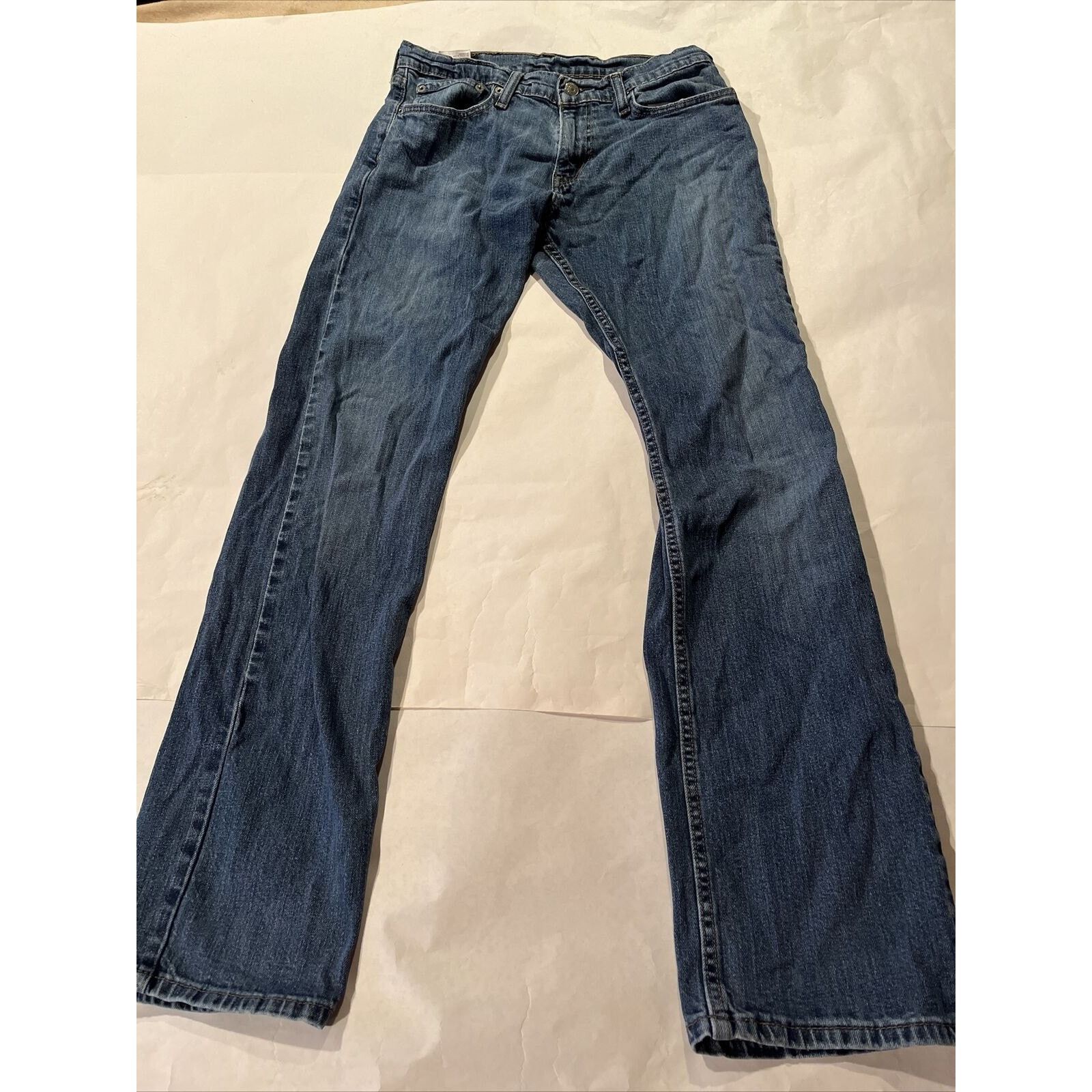 Levi's Levi's 514 Slim Straight Fit Jeans Men's 30x31 Blue Denim Size US 30 / EU 46 - 9 Thumbnail