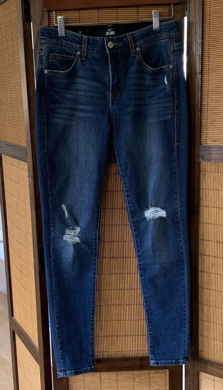 Designer Lularoe Denim The Staple Wash Skinny Leg Shaping Magic Waist Size 42" / US 20 - 4 Thumbnail