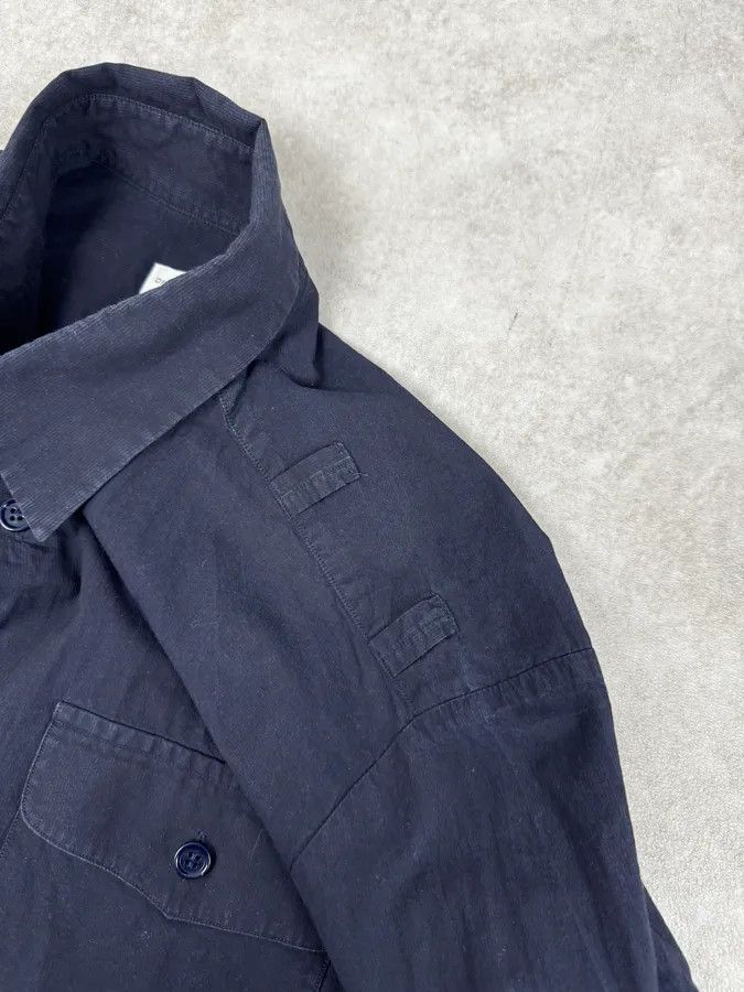 Dries Van Noten Dries Van Noten Navy Tactical Pockets Shirt Size US S / EU 44-46 / 1 - 10 Thumbnail