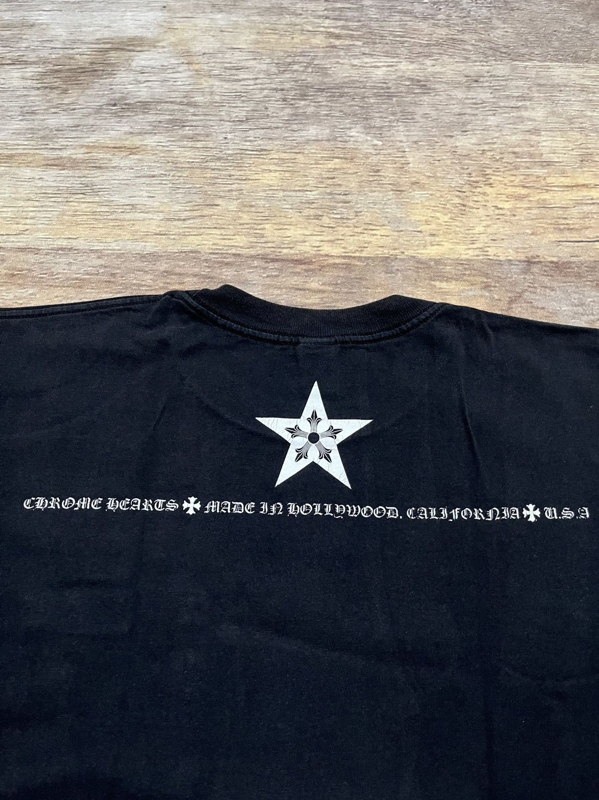 Chrome Hearts Chrome Hearts Vintage Star Hollywood Pocket Tee Size US L / EU 52-54 / 3 - 4 Thumbnail