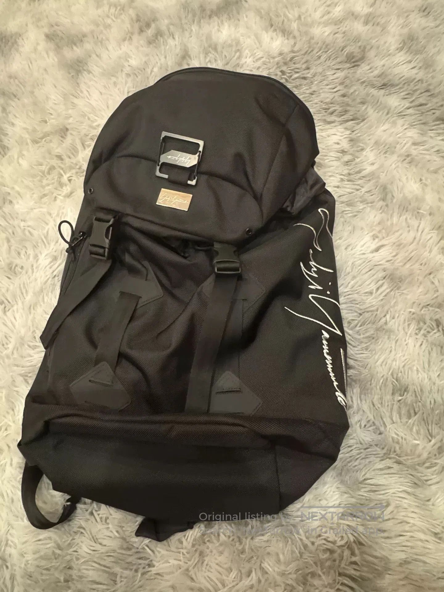 Yohji Yamamoto Yohji Yamamoto x New Era Embroidered Backpack. Size ONE SIZE - 5 Thumbnail