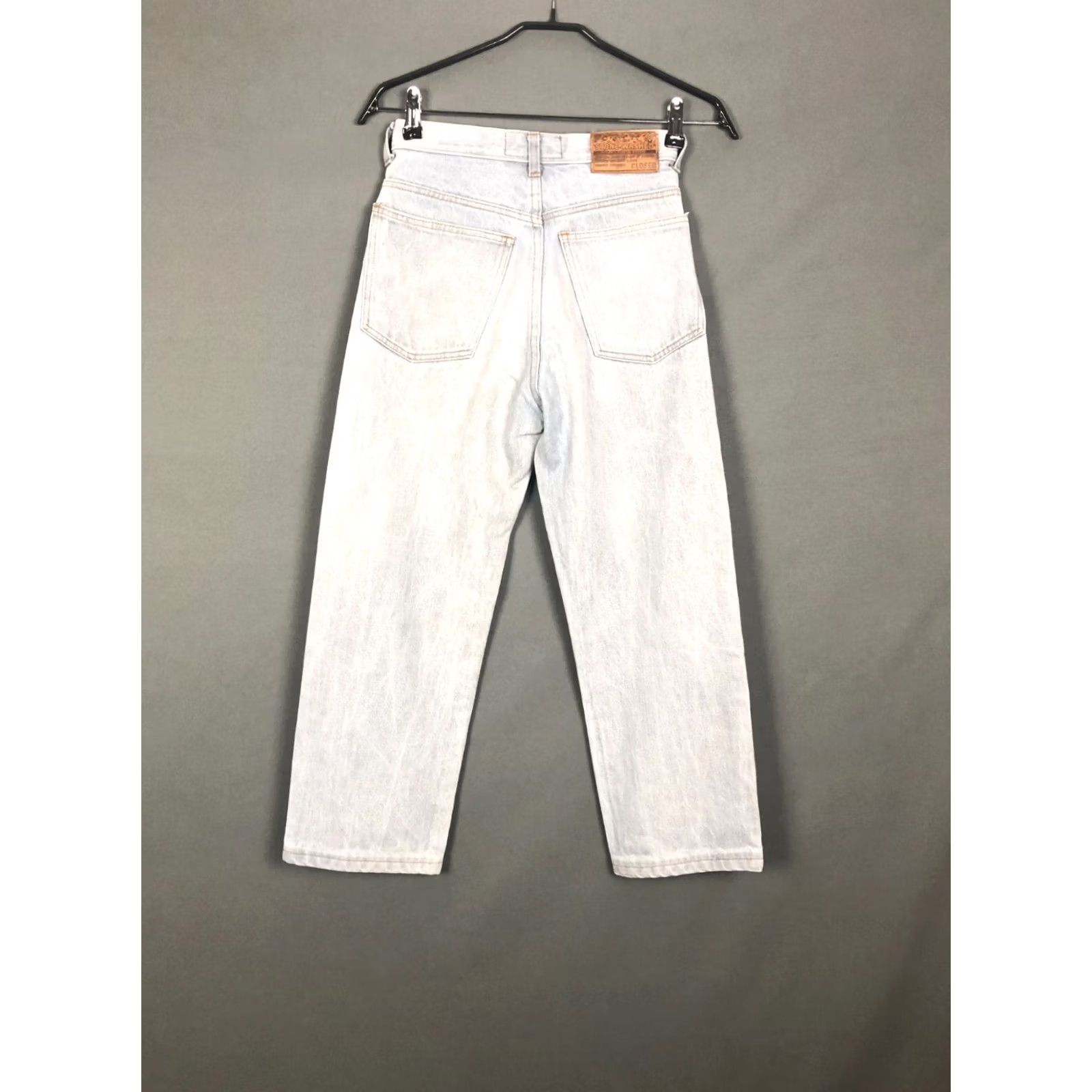 CLOSED Closed Pants Womens 42 Blue Wide Jeans Cotton Women Size Cropped Size 28" / US 6 / IT 42 - 3 Thumbnail