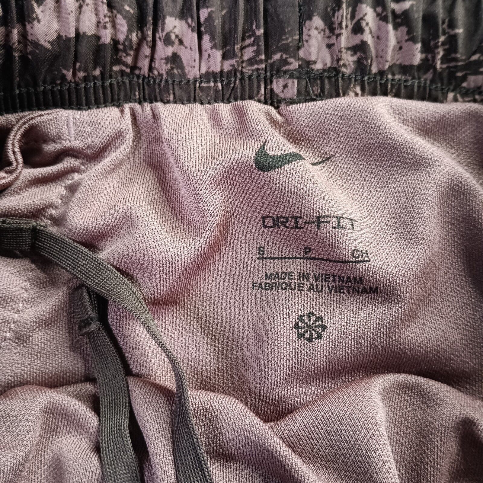 Nike Nike Womens Smokey Mauve Tempo Printed Running Shorts Size S Size 28" / US 6 / IT 42 - 3 Thumbnail